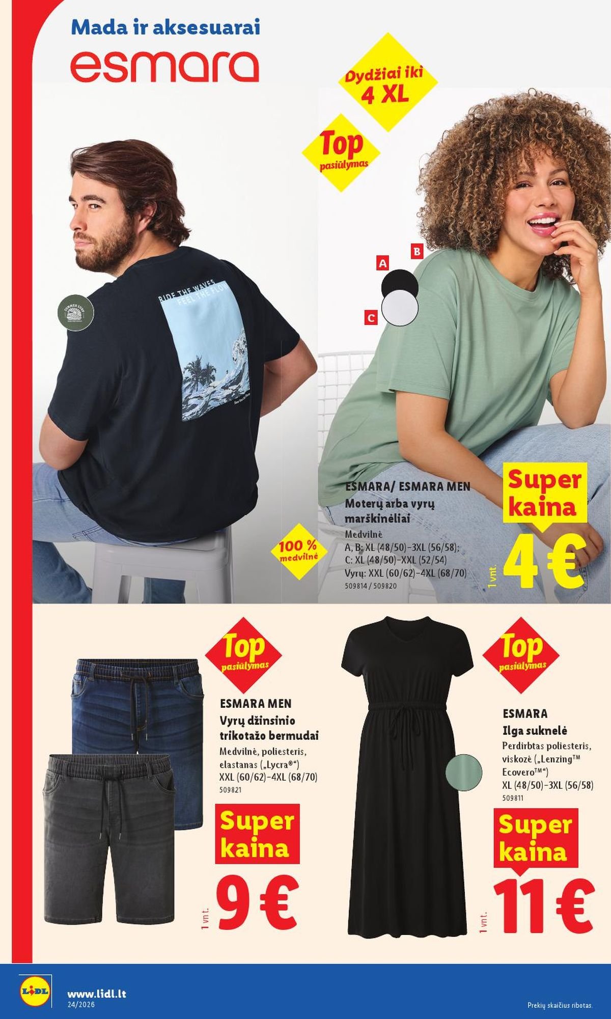 LIDL - Ne maisto prekių pasiūlymai (2026 06 08 - 2026 06 14)