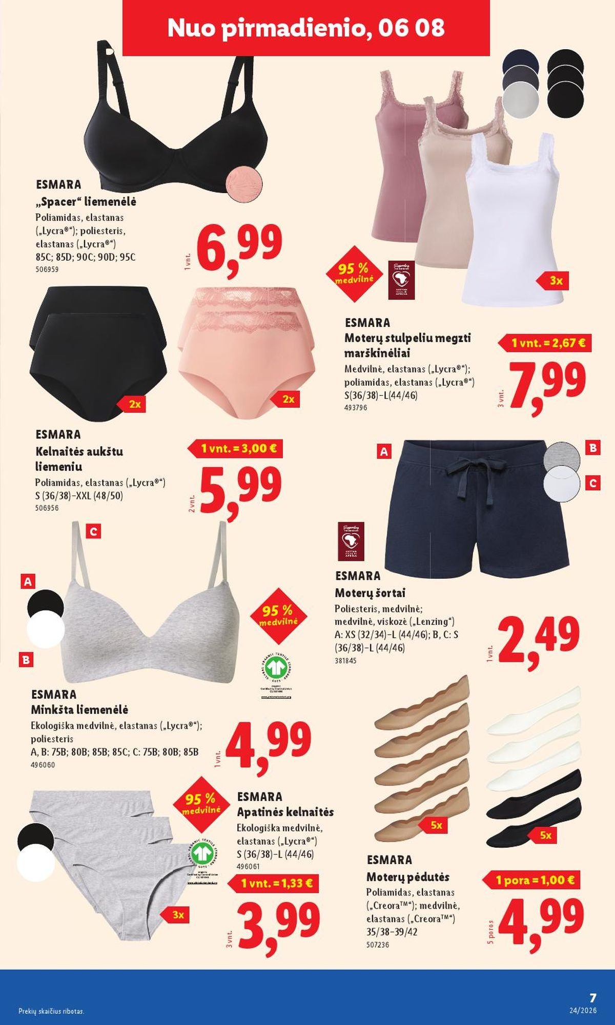 LIDL - Ne maisto prekių pasiūlymai (2026 06 08 - 2026 06 14)