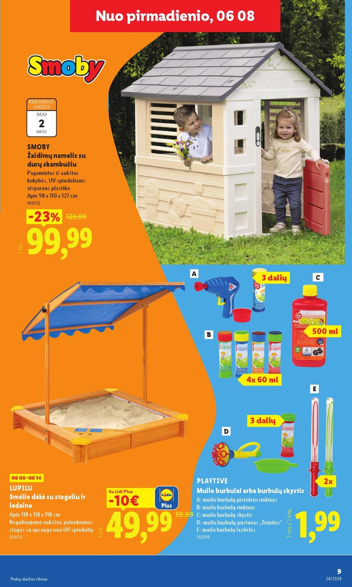 LIDL - Ne maisto prekių pasiūlymai (2026 06 08 - 2026 06 14)