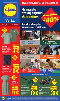 LIDL - Ne maisto prekių pasiūlymai (2026 06 08 - 2026 06 14)