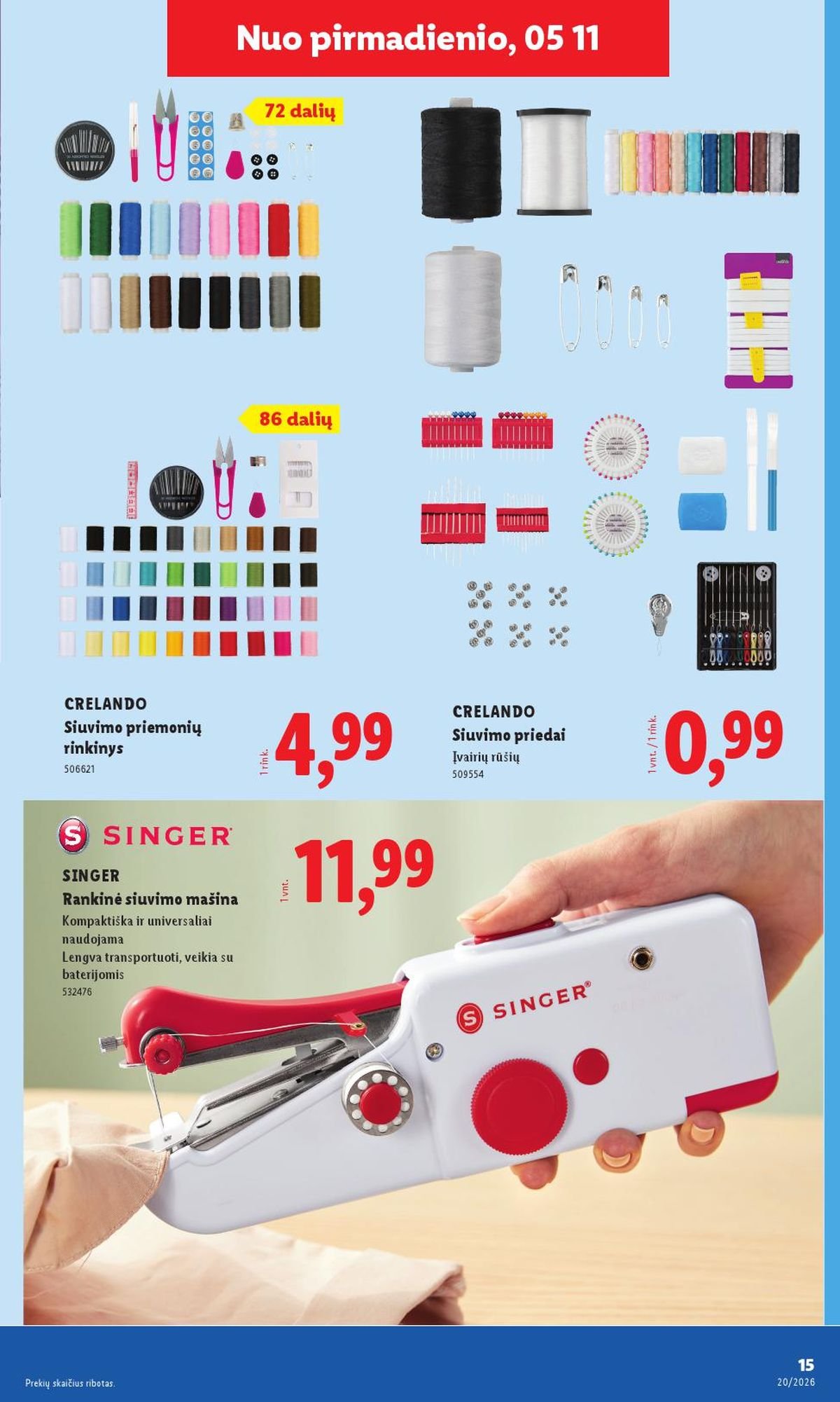 LIDL - Ne maisto prekių pasiūlymai (2026 05 11 - 2026 05 17)
