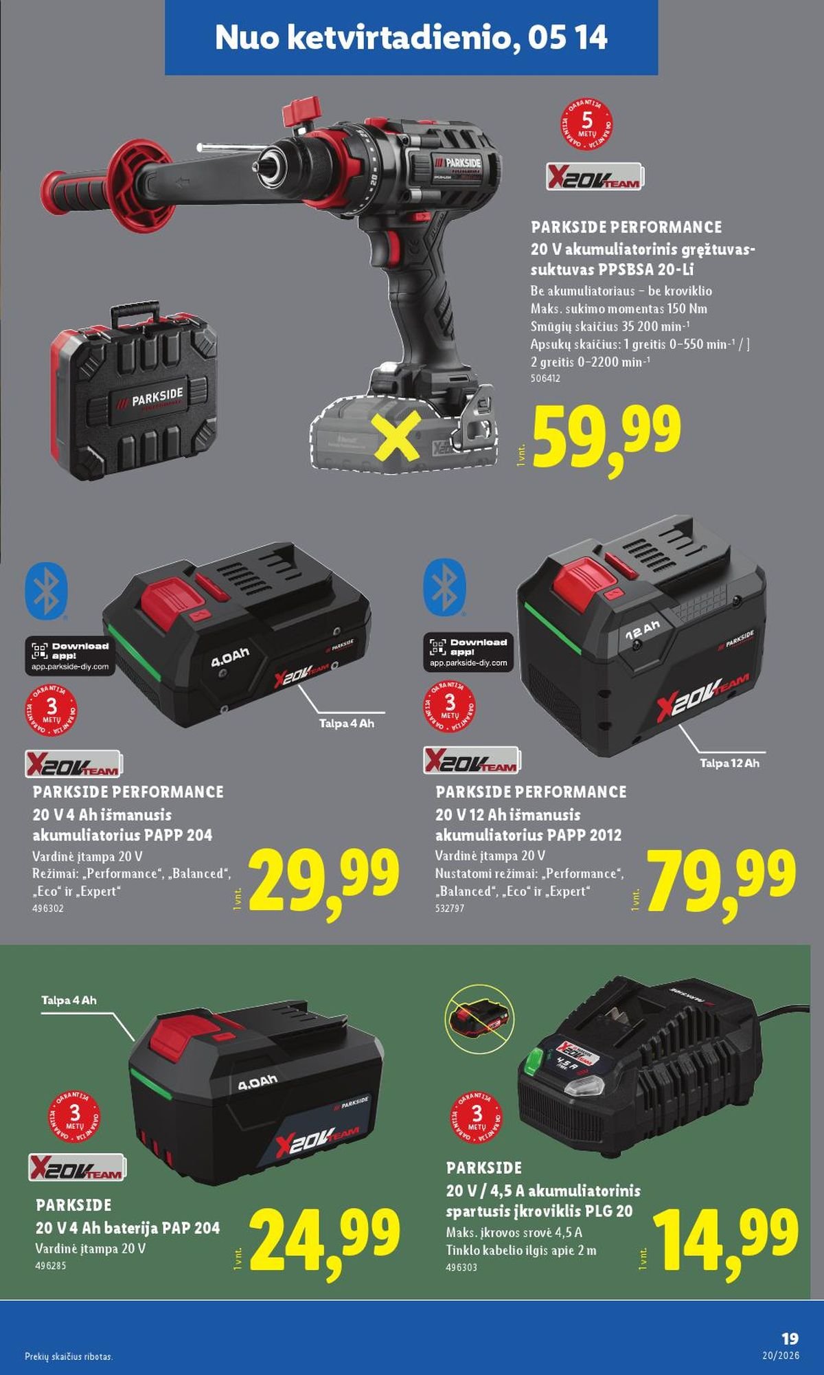 LIDL - Ne maisto prekių pasiūlymai (2026 05 11 - 2026 05 17)