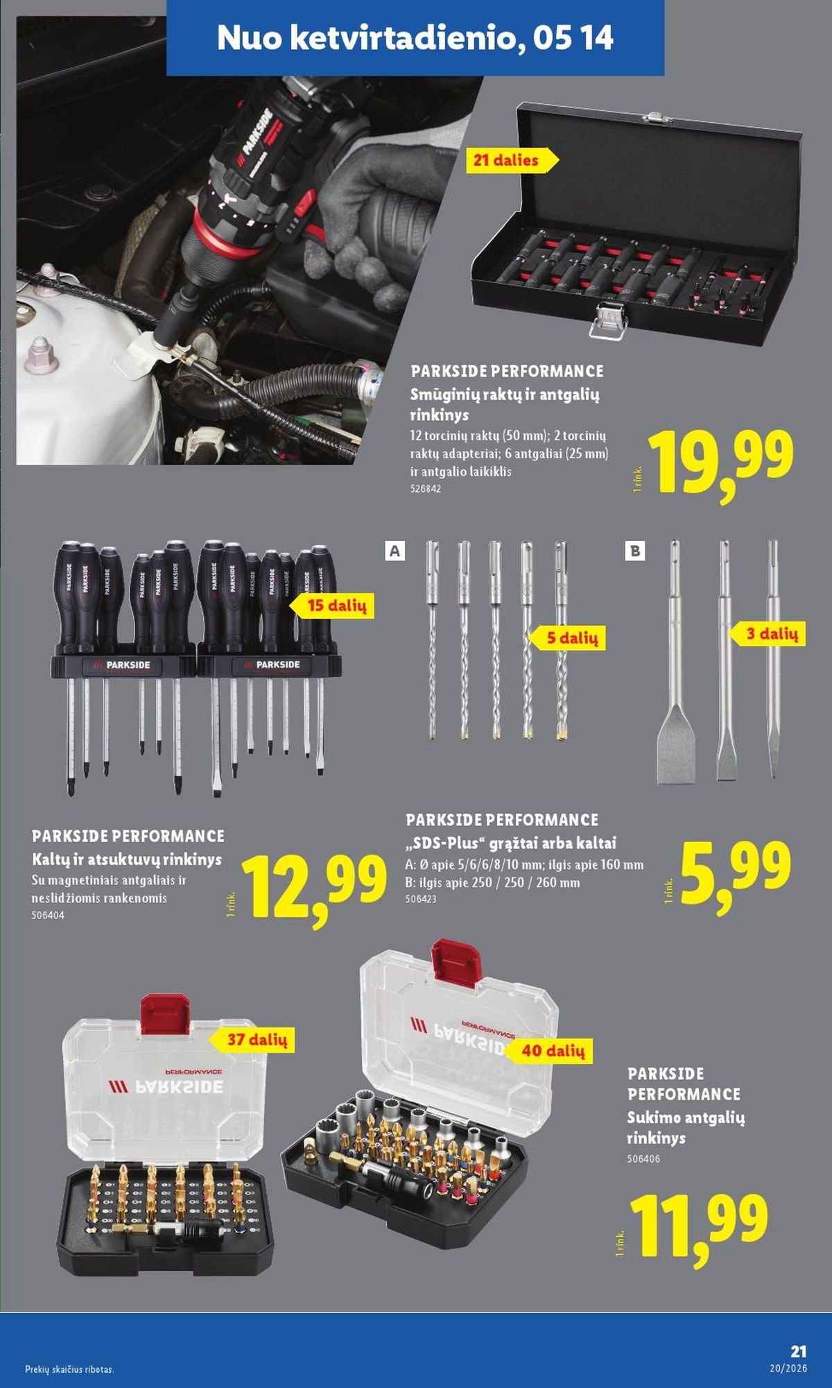 LIDL - Ne maisto prekių pasiūlymai (2026 05 11 - 2026 05 17)