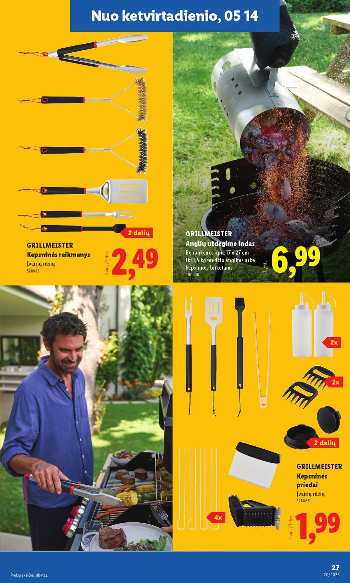 LIDL - Ne maisto prekių pasiūlymai (2026 05 11 - 2026 05 17)