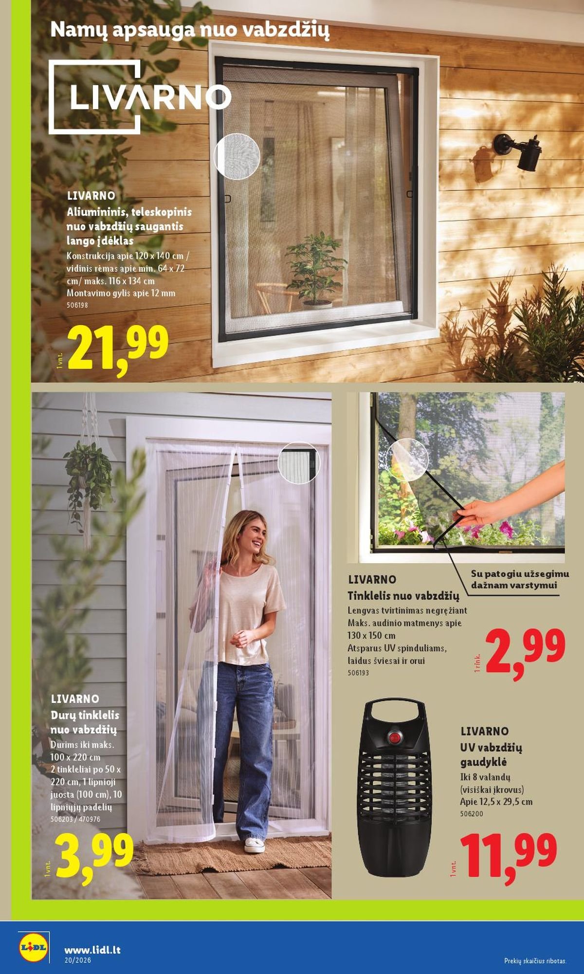 LIDL - Ne maisto prekių pasiūlymai (2026 05 11 - 2026 05 17)