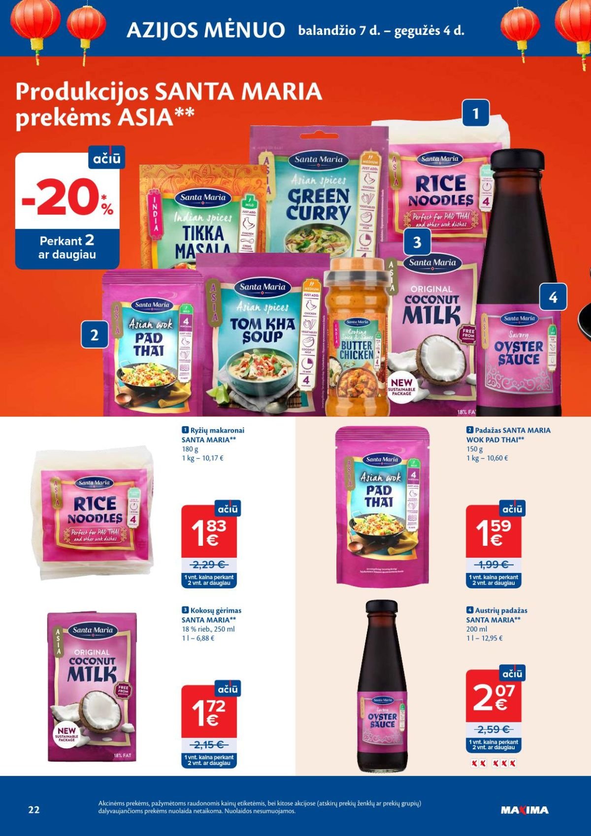 MAXIMA - Kaininis leidinys Nr.16 (2026 04 14 - 2026 04 20)