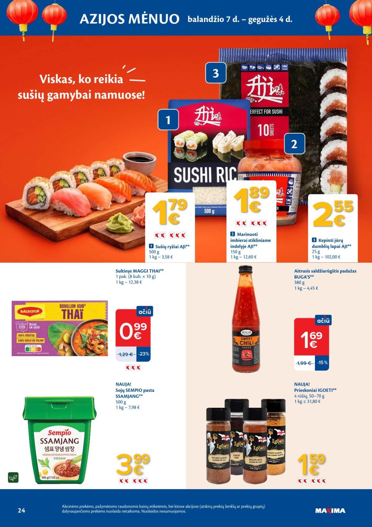 MAXIMA - Kaininis leidinys Nr.16 (2026 04 14 - 2026 04 20)