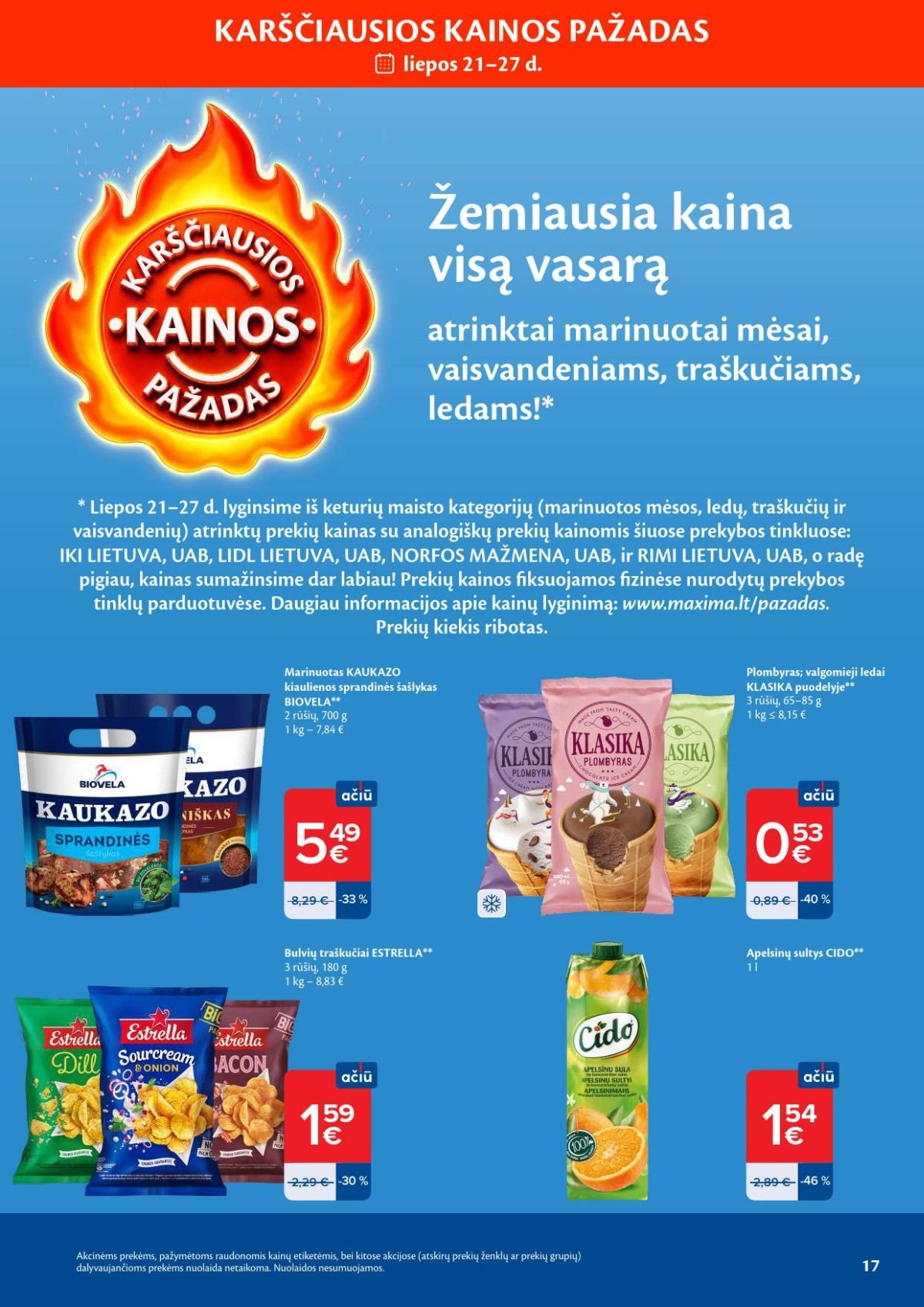 MAXIMA - Kaininis leidinys Nr.30 (2026 07 21 - 2026 07 27)