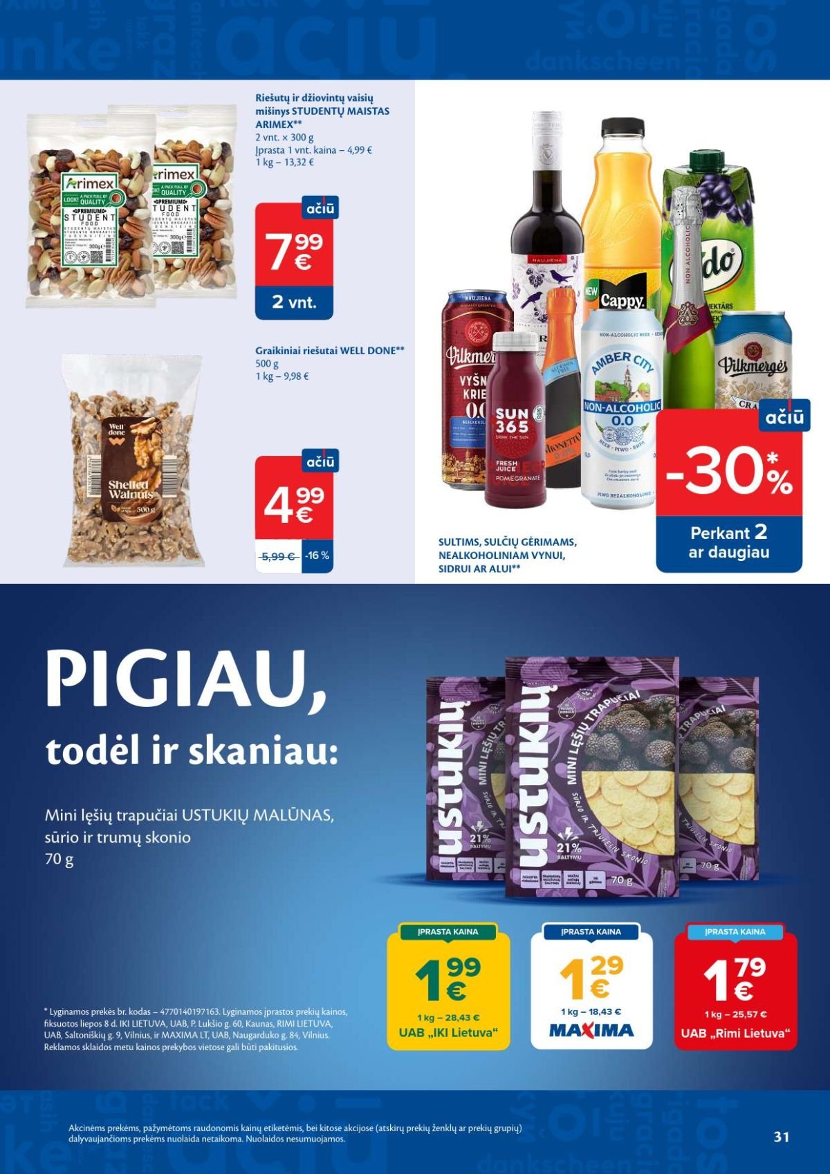 MAXIMA - Kaininis leidinys Nr.30 (2026 07 21 - 2026 07 27)