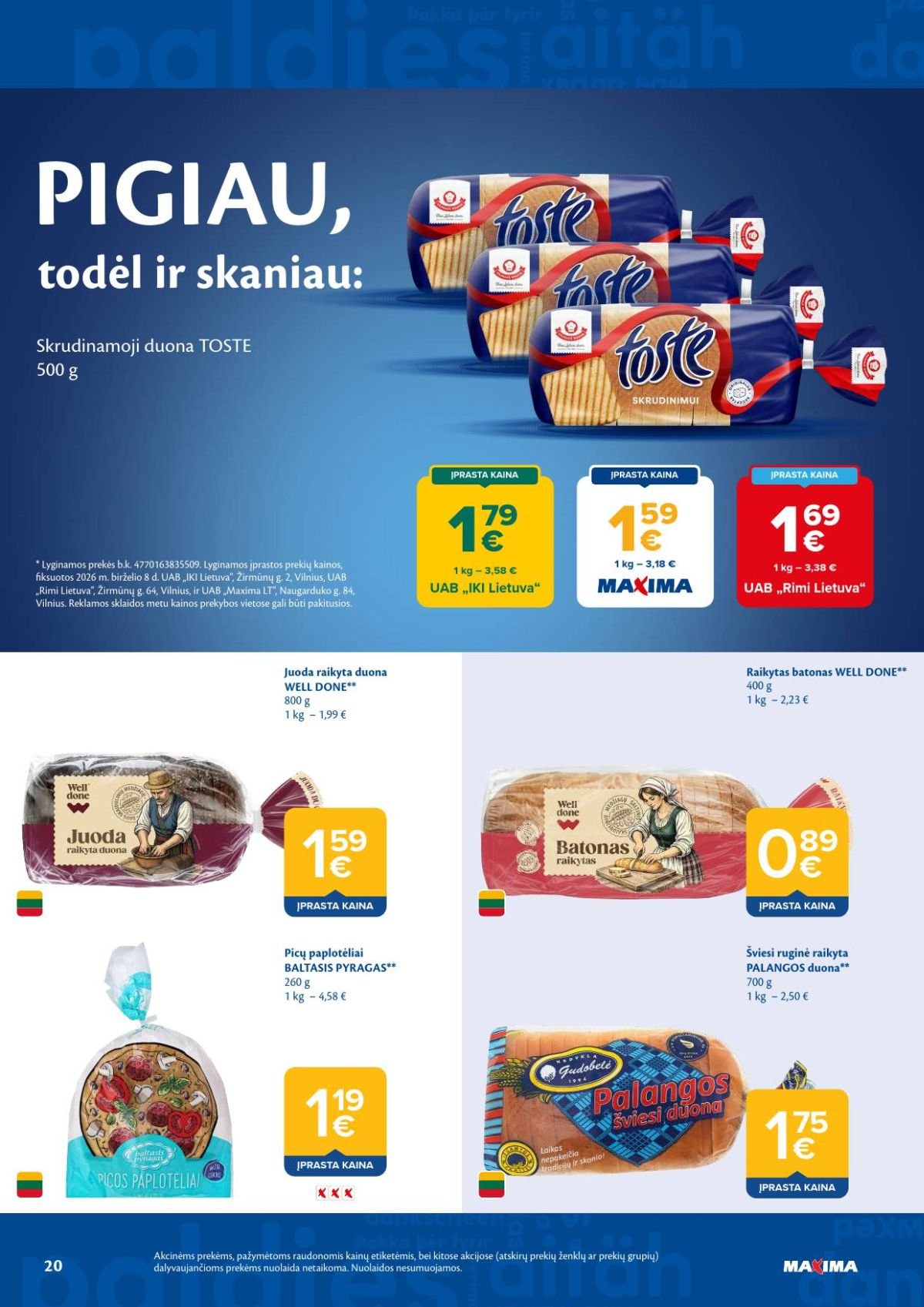 MAXIMA - Kaininis leidinys Nr.25 (2026 06 16 - 2026 06 22)