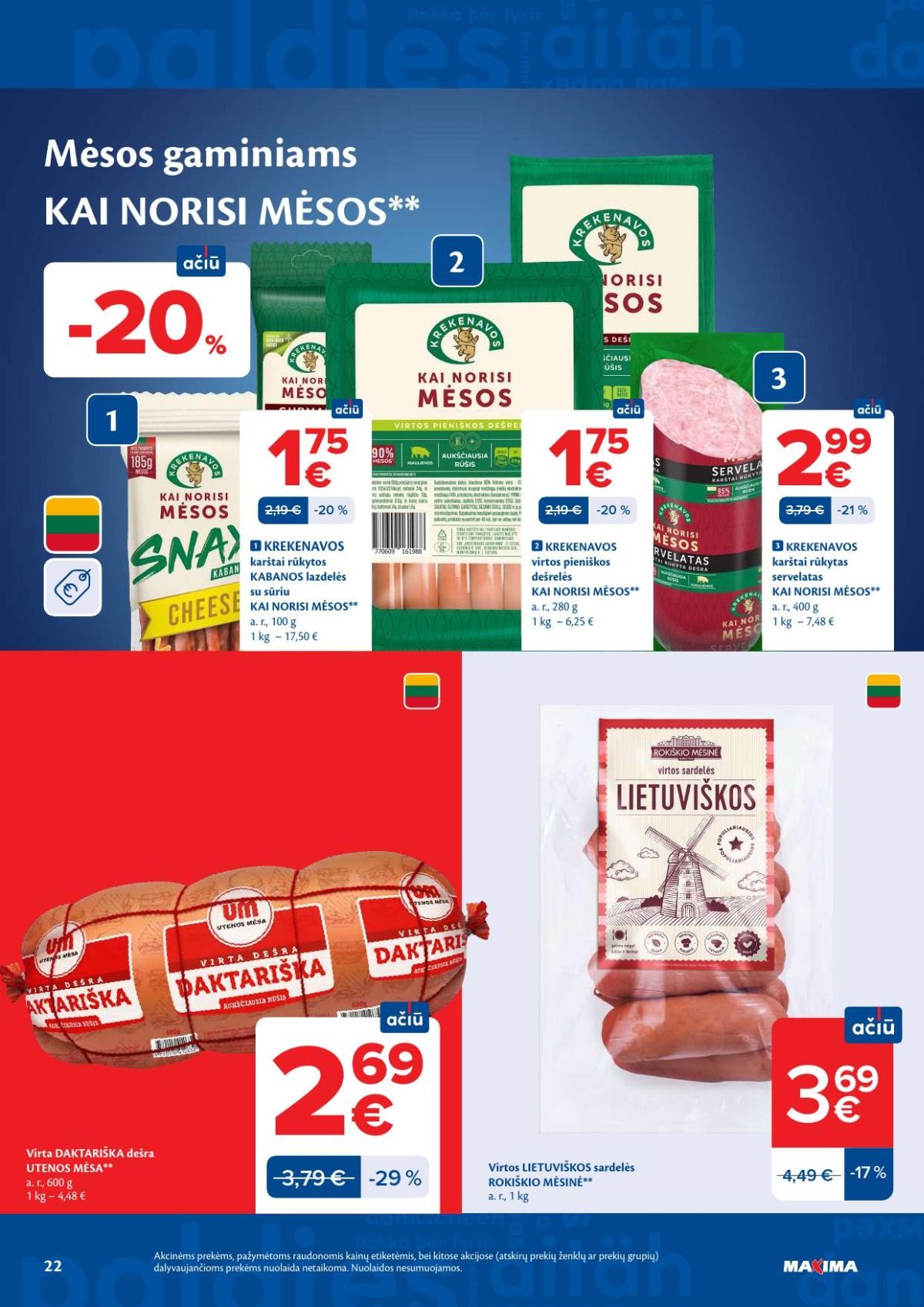 MAXIMA - Kaininis leidinys Nr.25 (2026 06 16 - 2026 06 22)