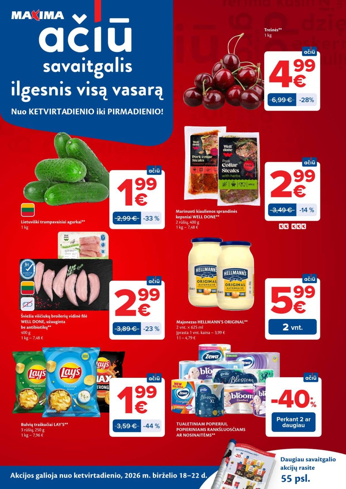 MAXIMA - Kaininis leidinys Nr.25 (2026 06 16 - 2026 06 22)