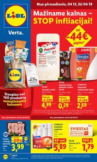 LIDL - Maisto prekių pasiūlymai (2026 04 13 - 2026 04 19)
