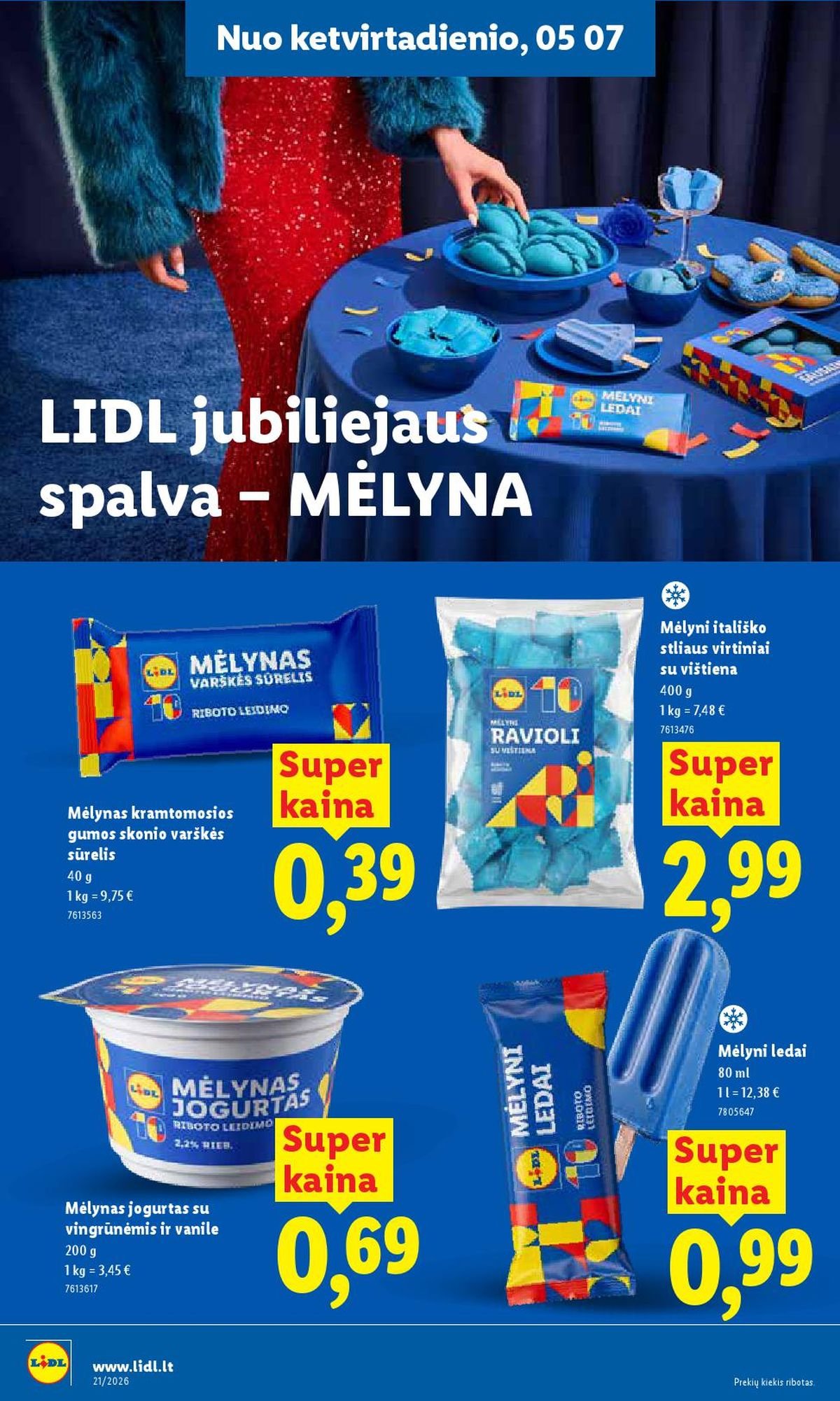 LIDL - Maisto prekių pasiūlymai (2026 05 18 - 2026 05 24)