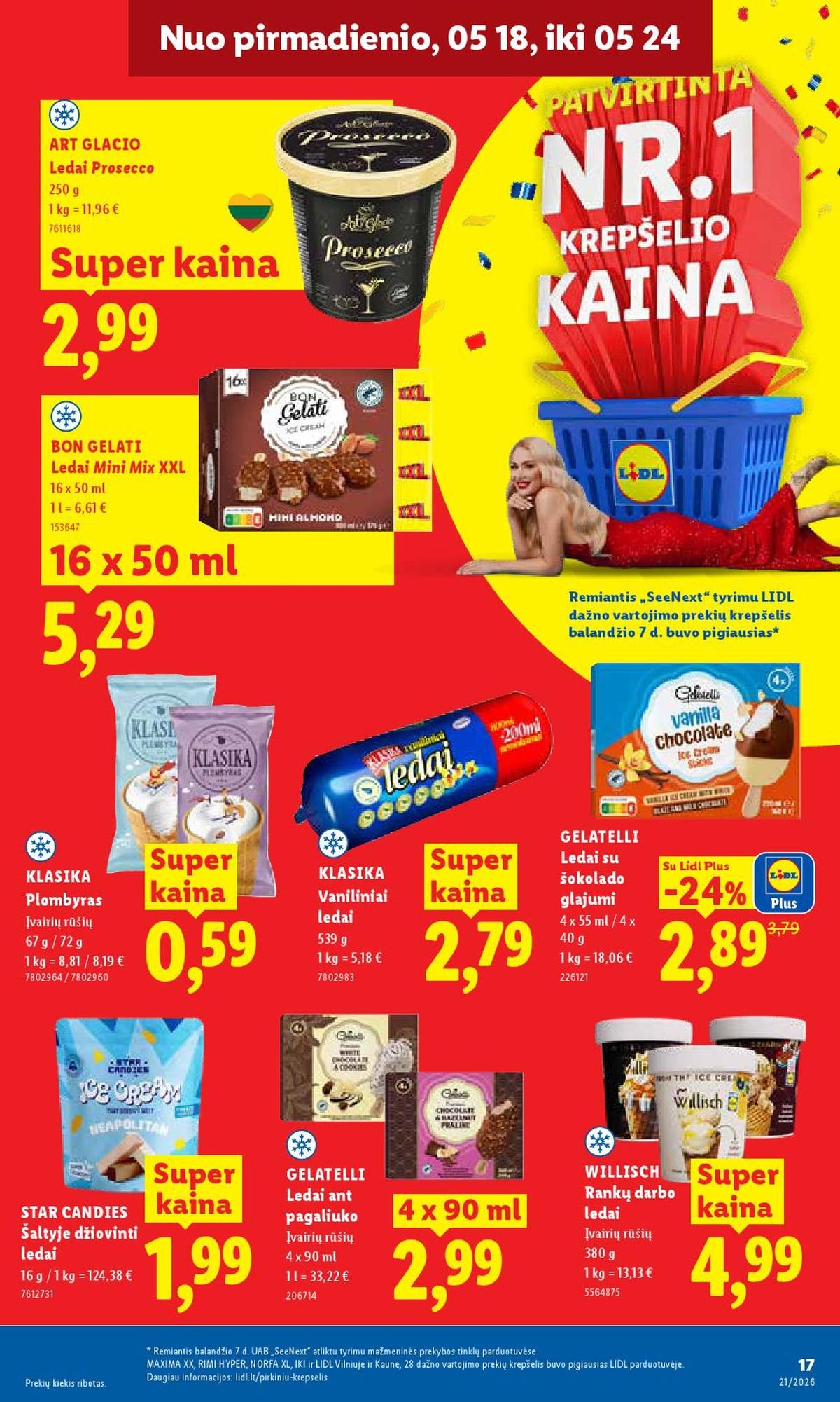 LIDL - Maisto prekių pasiūlymai (2026 05 18 - 2026 05 24)