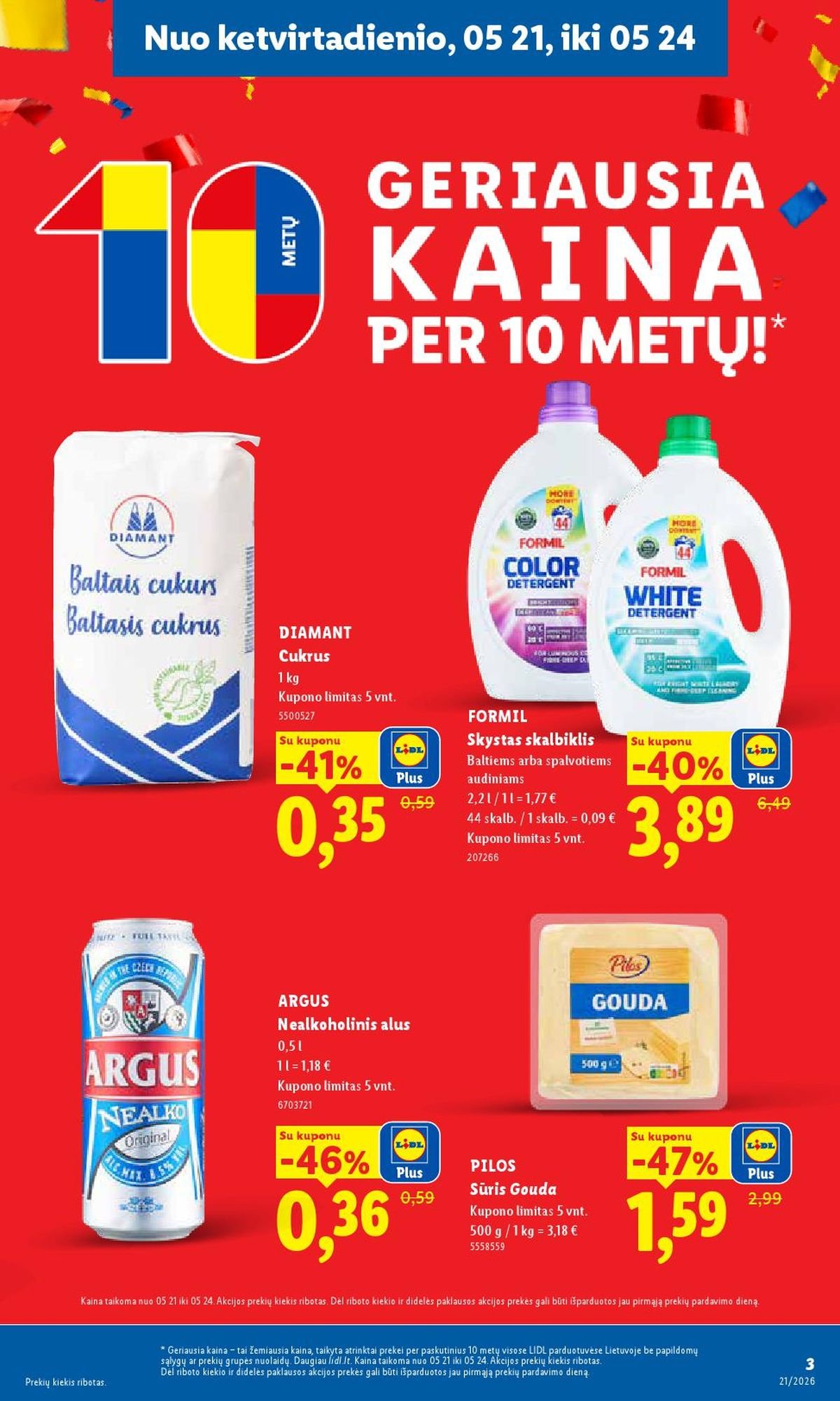 LIDL - Maisto prekių pasiūlymai (2026 05 18 - 2026 05 24)