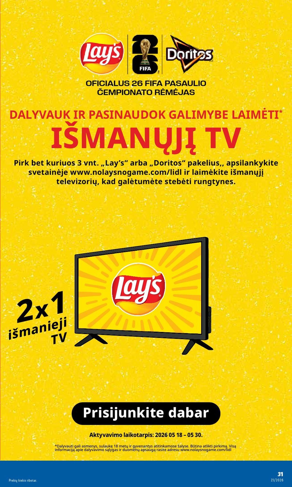 LIDL - Maisto prekių pasiūlymai (2026 05 18 - 2026 05 24)
