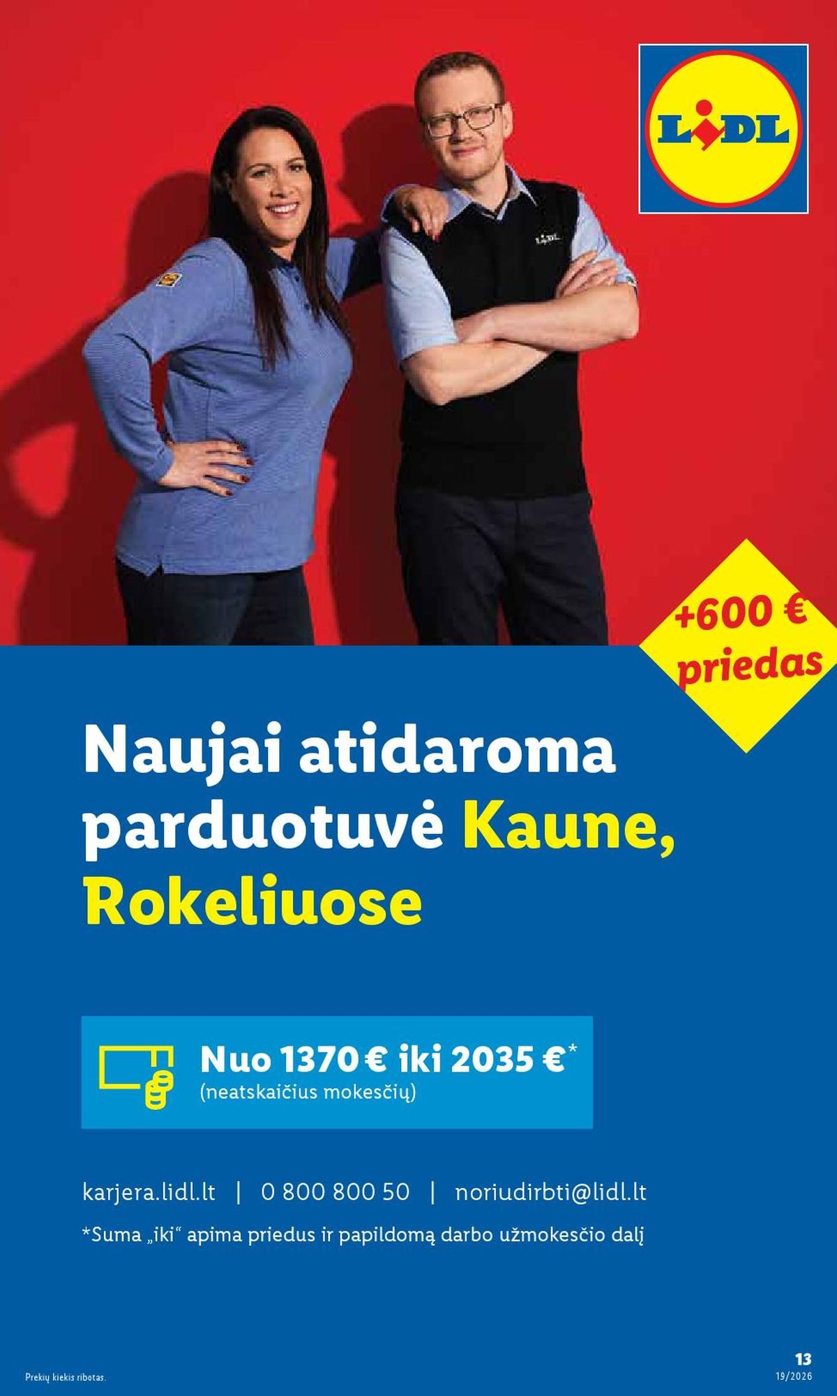 LIDL - Maisto prekių pasiūlymai (2026 05 18 - 2026 05 24)