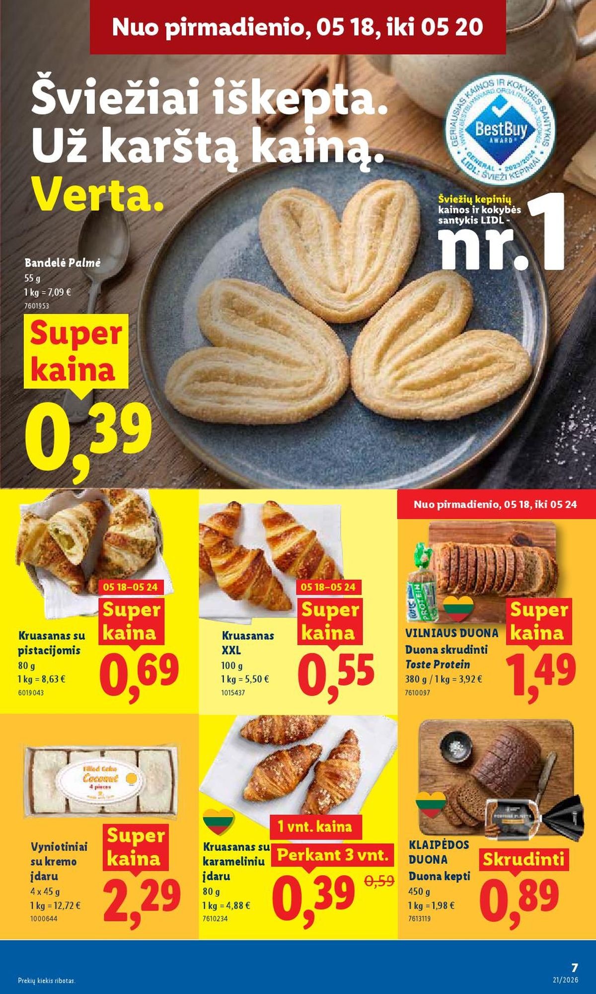 LIDL - Maisto prekių pasiūlymai (2026 05 18 - 2026 05 24)