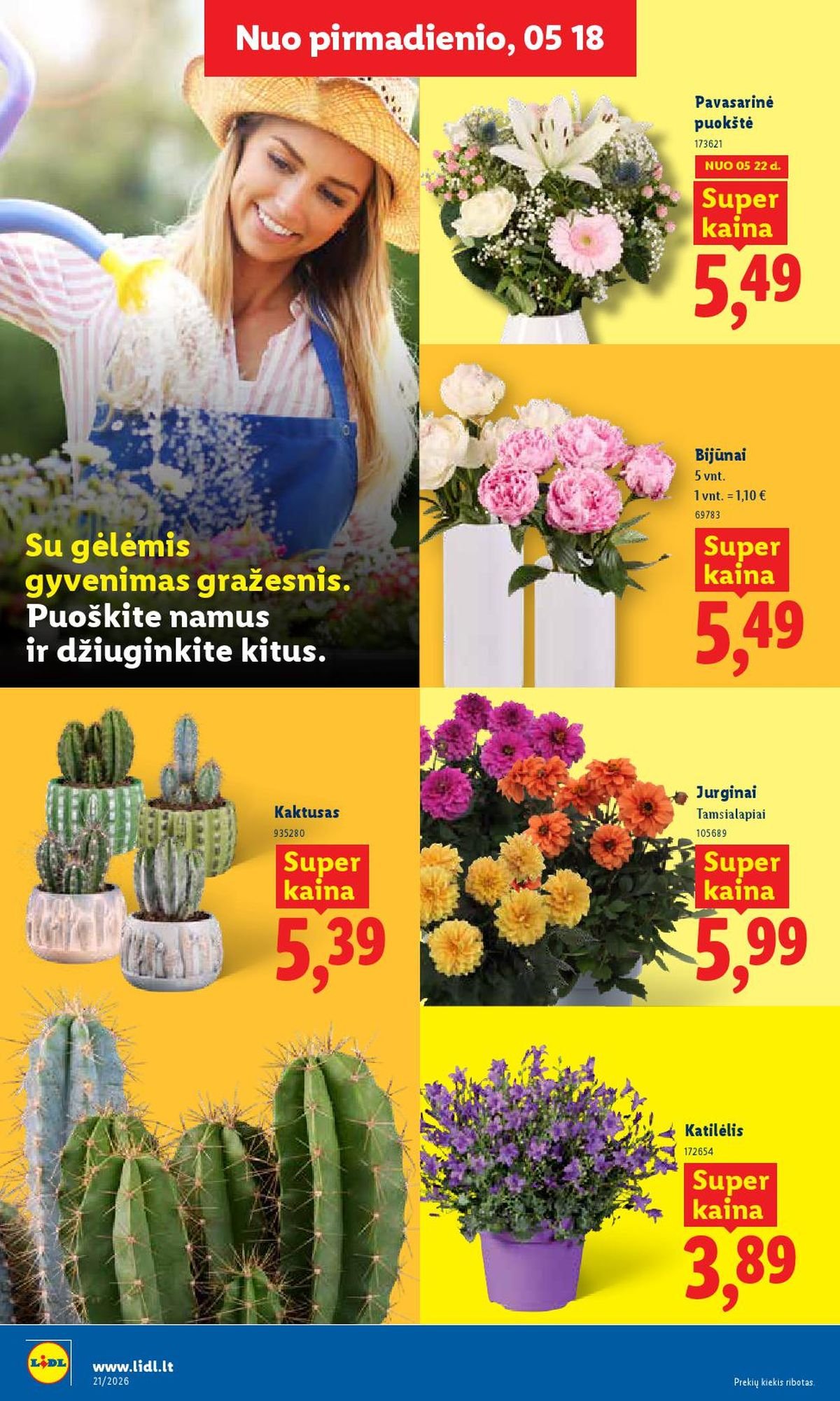 LIDL - Maisto prekių pasiūlymai (2026 05 18 - 2026 05 24)