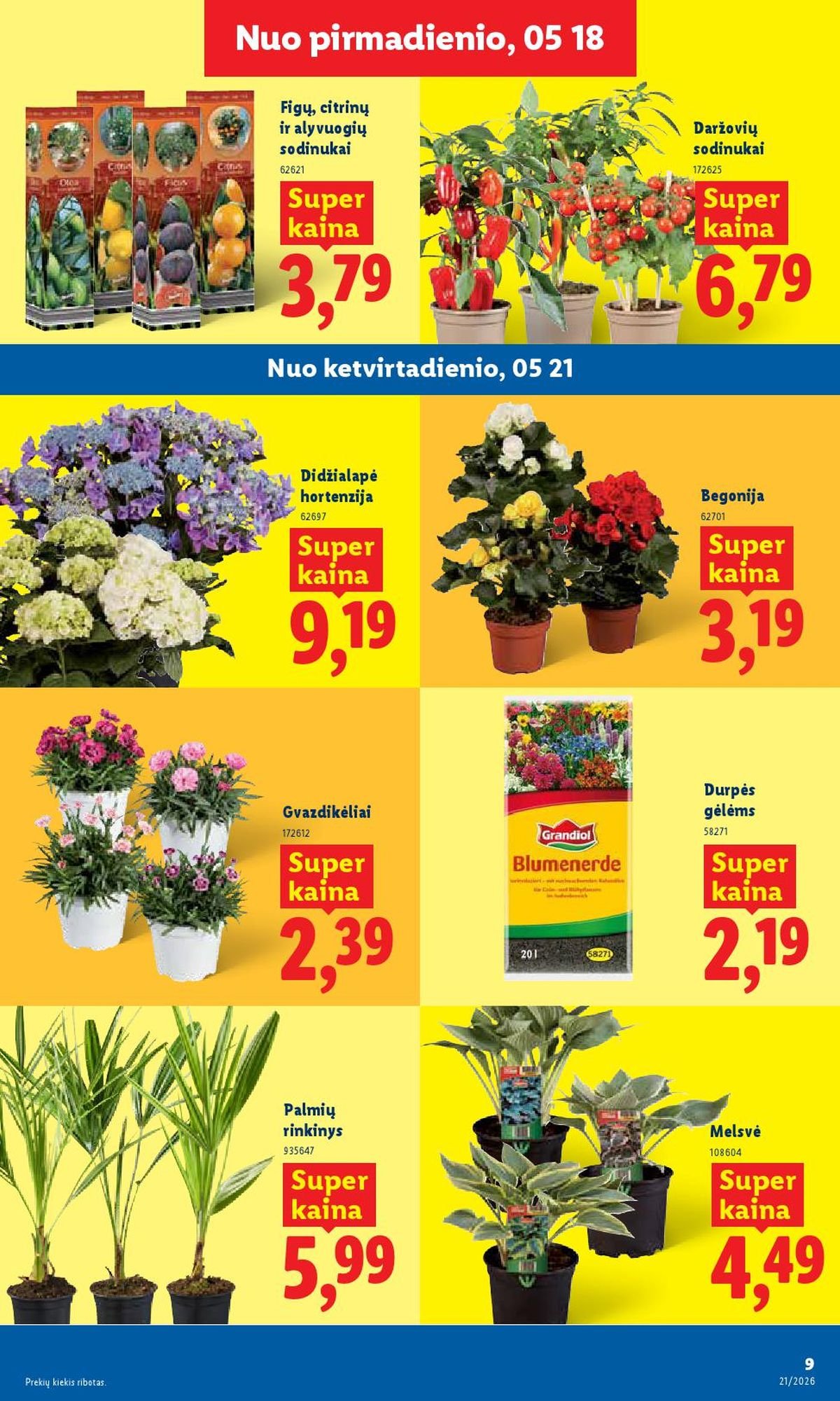 LIDL - Maisto prekių pasiūlymai (2026 05 18 - 2026 05 24)