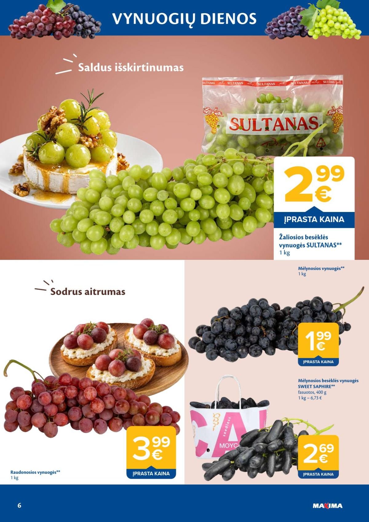 MAXIMA - Kaininis leidinys Nr.38 (2026 09 15 - 2026 09 21)