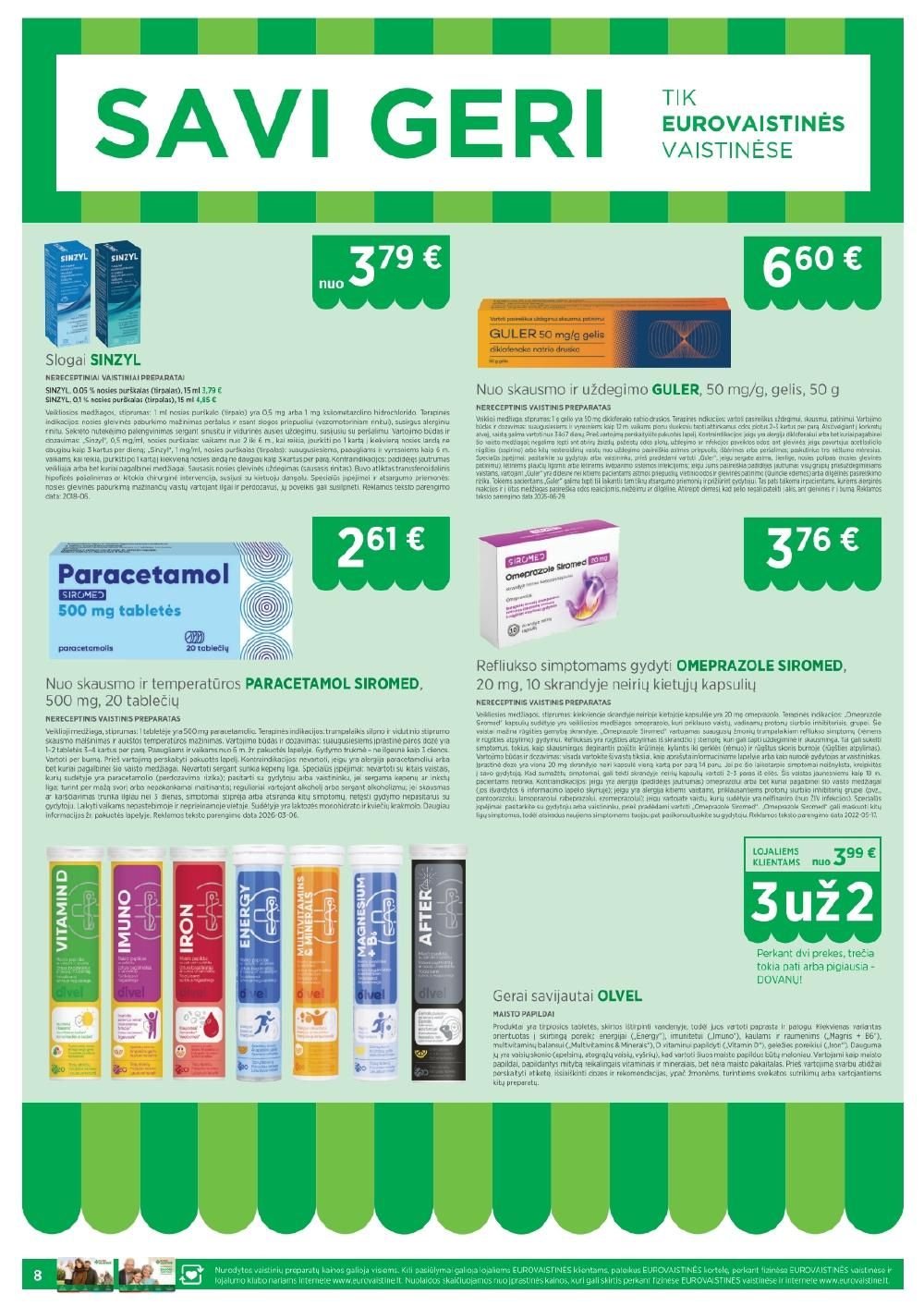 EUROVAISTINĖ (2026 08 01 - 2026 08 31)