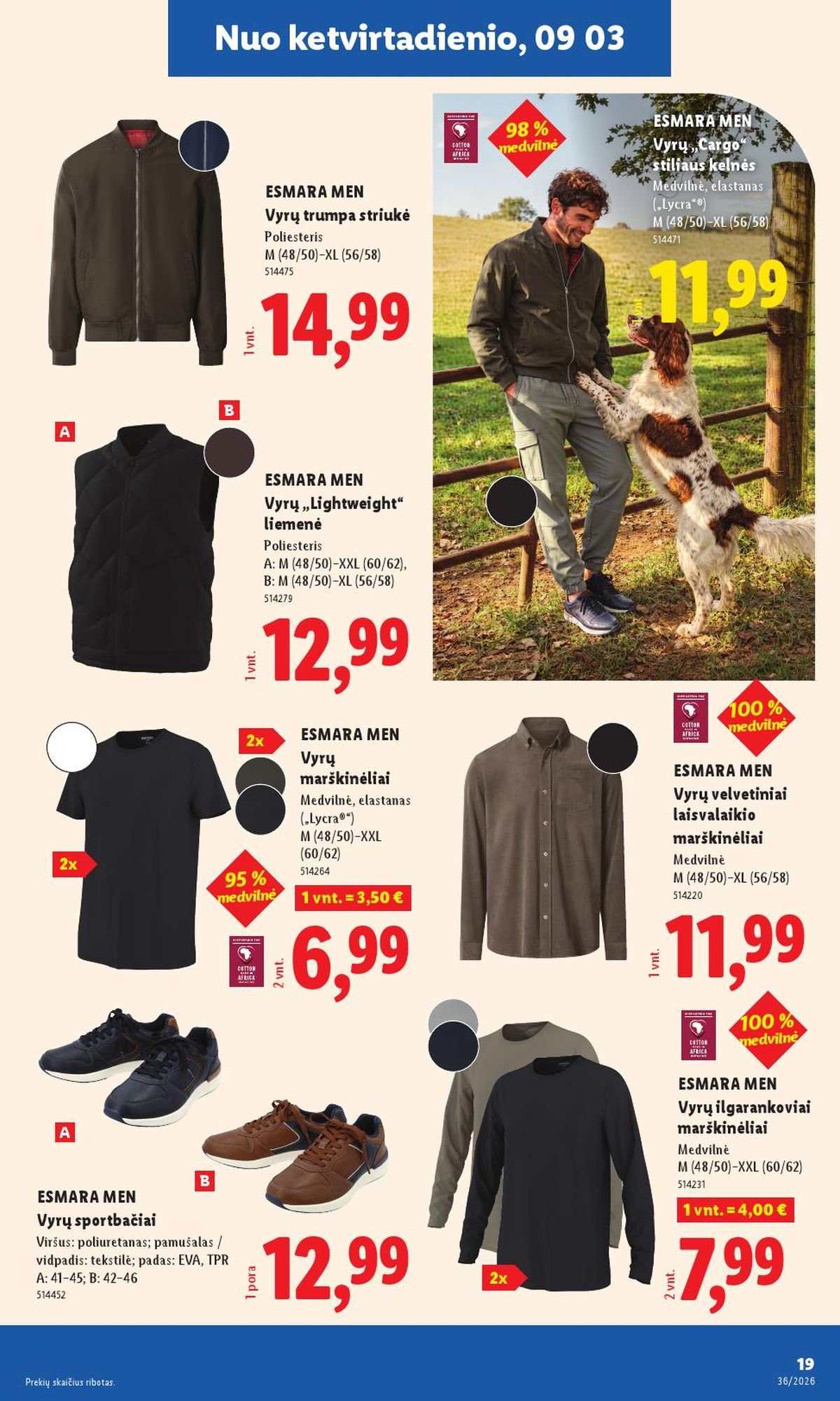 LIDL - Ne maisto prekių pasiūlymai (2026 08 31 - 2026 09 06)