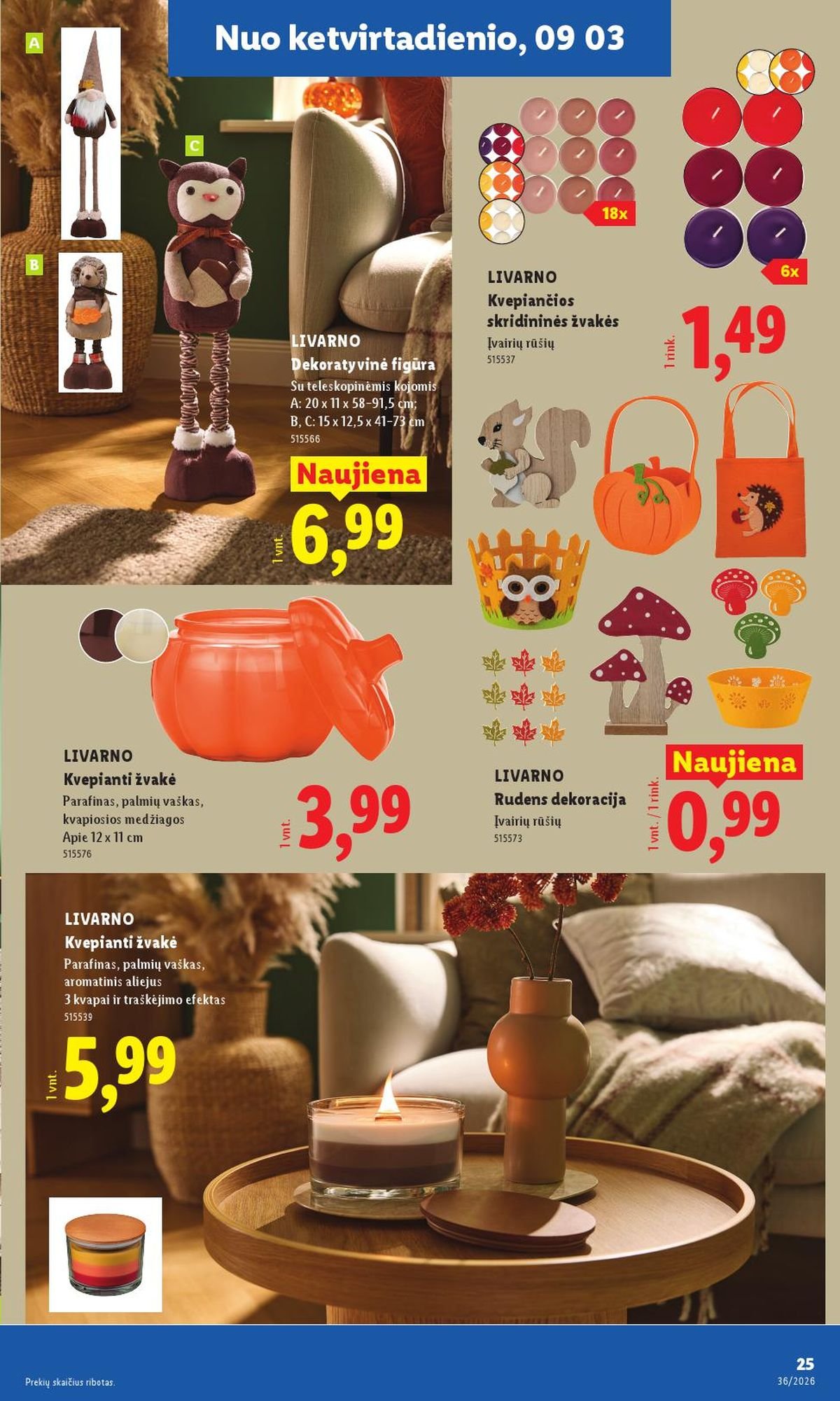LIDL - Ne maisto prekių pasiūlymai (2026 08 31 - 2026 09 06)