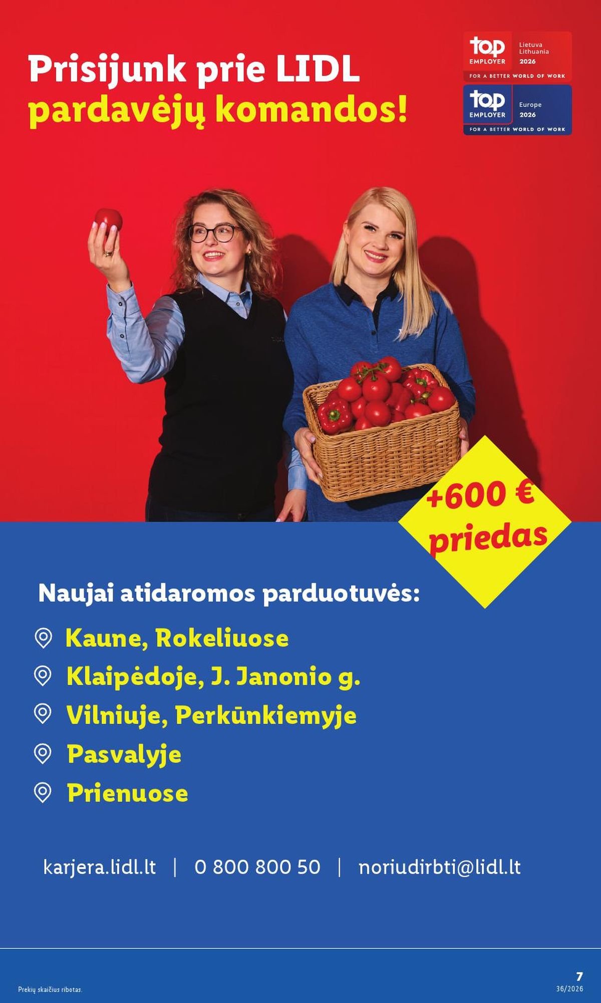LIDL - Ne maisto prekių pasiūlymai (2026 08 31 - 2026 09 06)