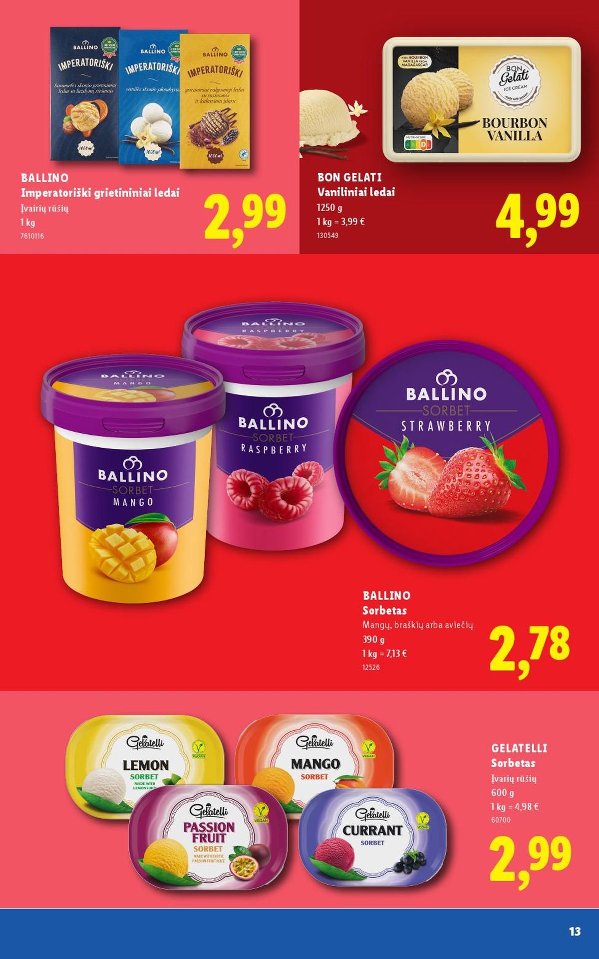 LIDL - Ledų katalogas