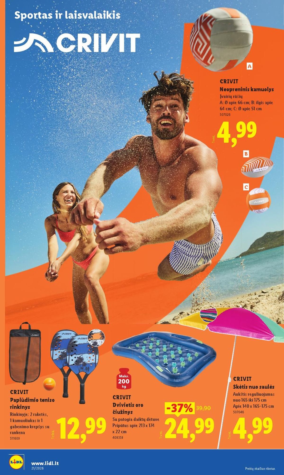 LIDL - Ne maisto prekių pasiūlymai (2026 05 18 - 2026 05 24)