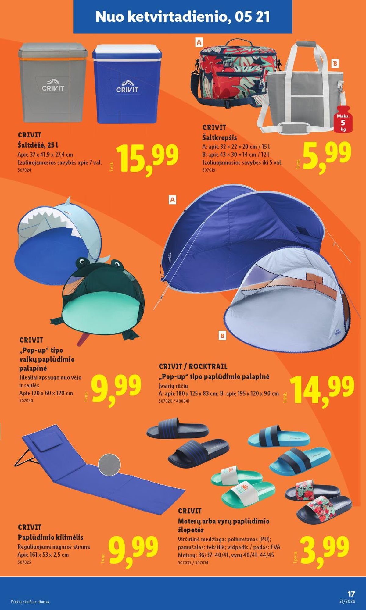 LIDL - Ne maisto prekių pasiūlymai (2026 05 18 - 2026 05 24)