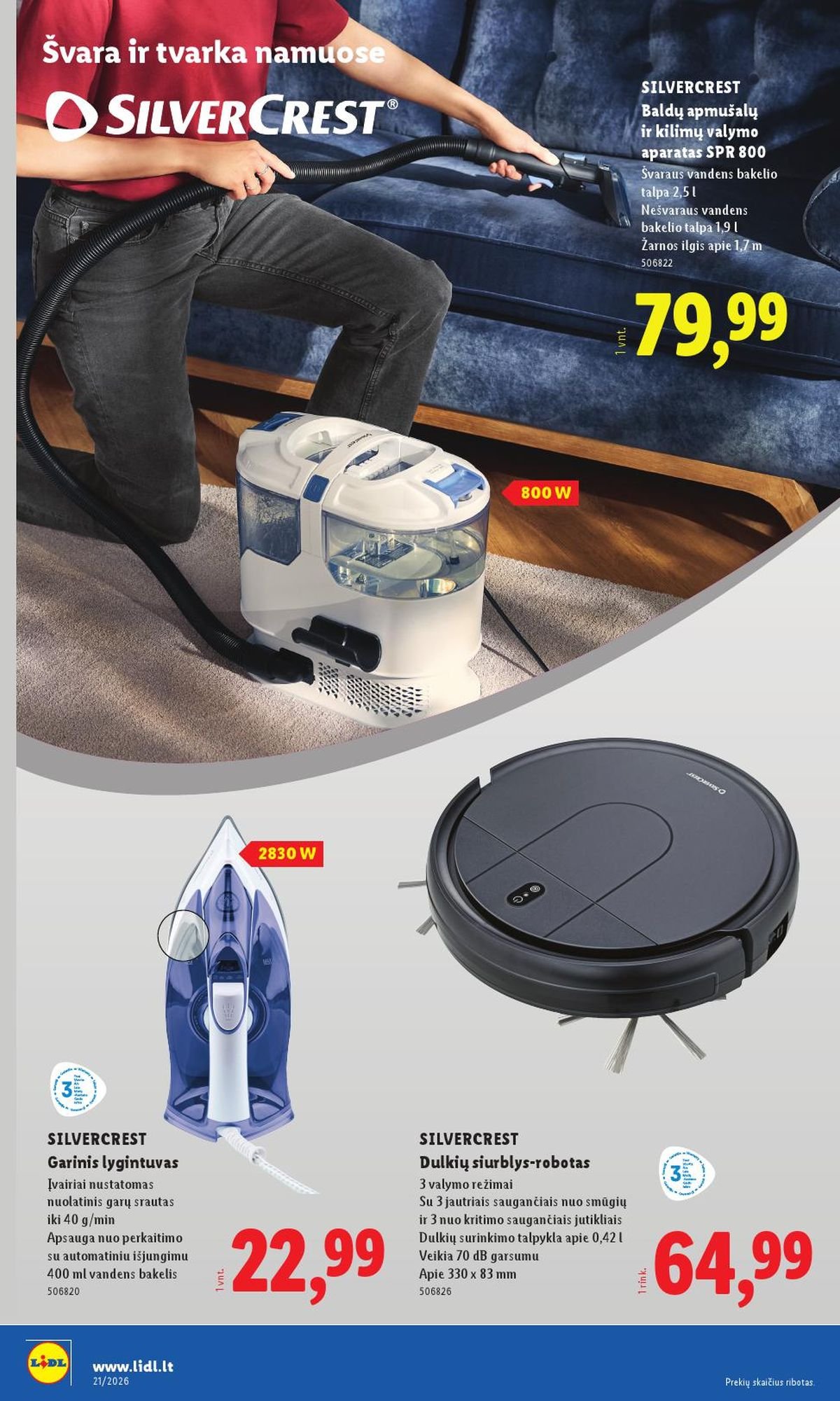 LIDL - Ne maisto prekių pasiūlymai (2026 05 18 - 2026 05 24)
