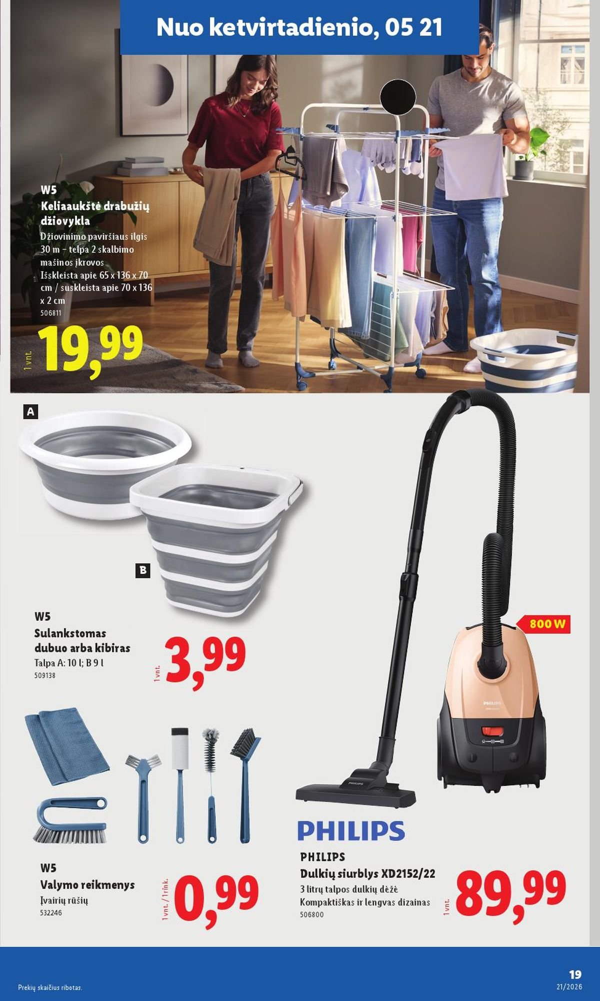 LIDL - Ne maisto prekių pasiūlymai (2026 05 18 - 2026 05 24)
