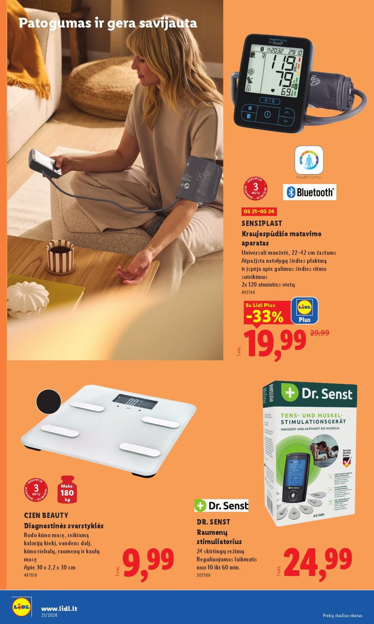 LIDL - Ne maisto prekių pasiūlymai (2026 05 18 - 2026 05 24)