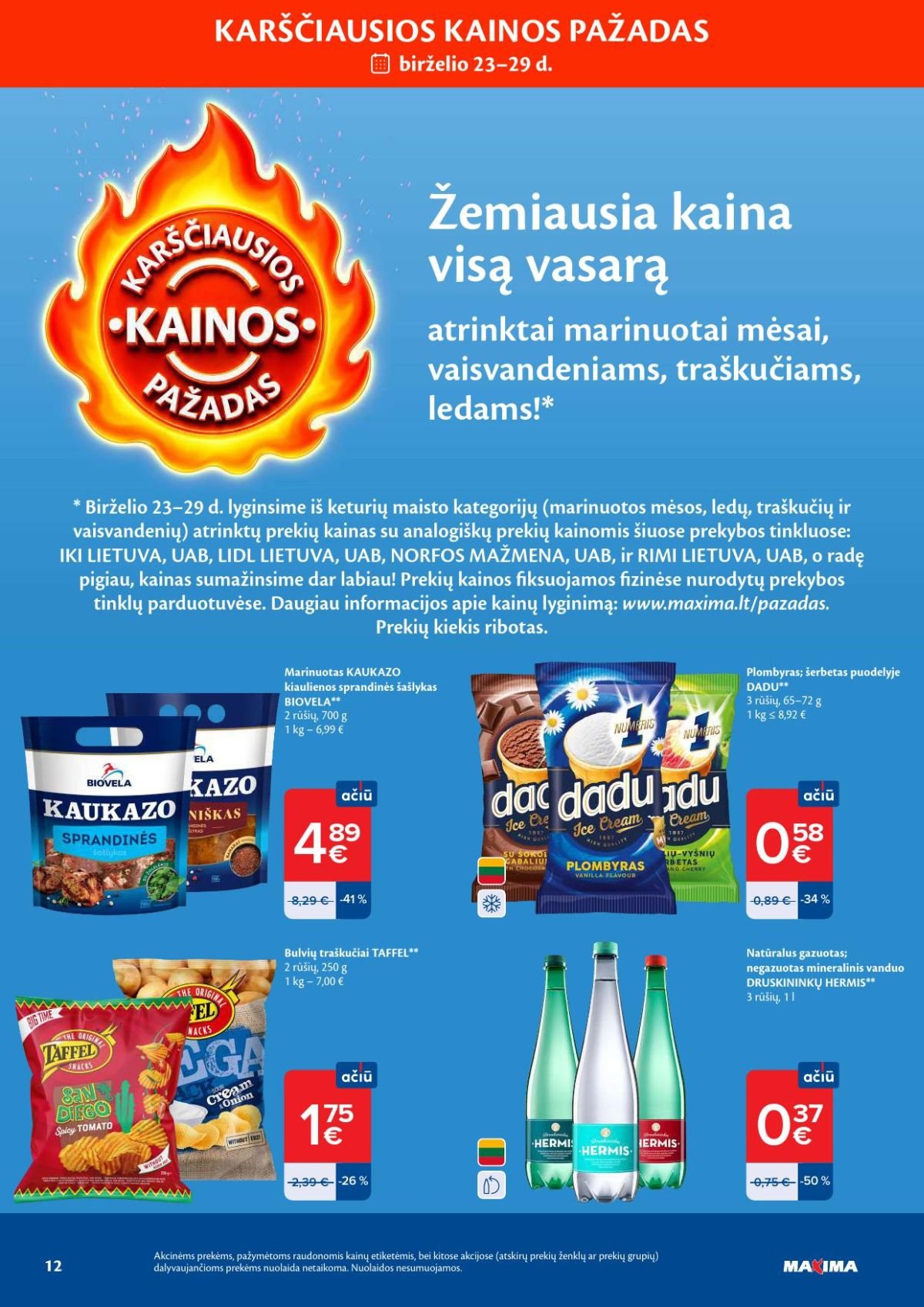MAXIMA - Kaininis leidinys Nr.26 (2026 06 23 - 2026 06 29)