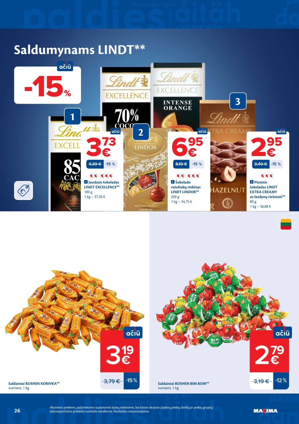 MAXIMA - Kaininis leidinys Nr.26 (2026 06 23 - 2026 06 29)