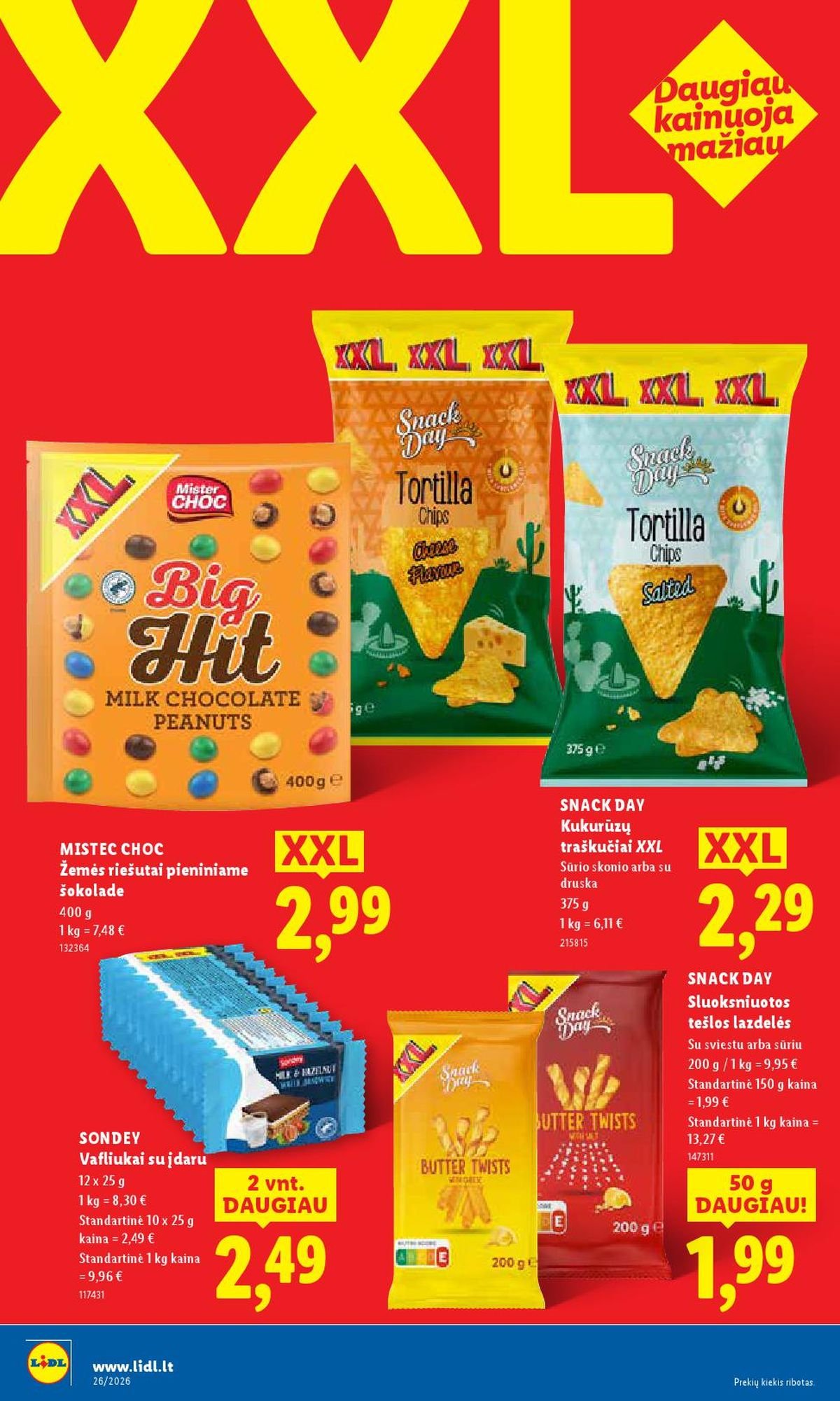 LIDL - Maisto prekių pasiūlymai (2026 06 22 - 2026 06 28)