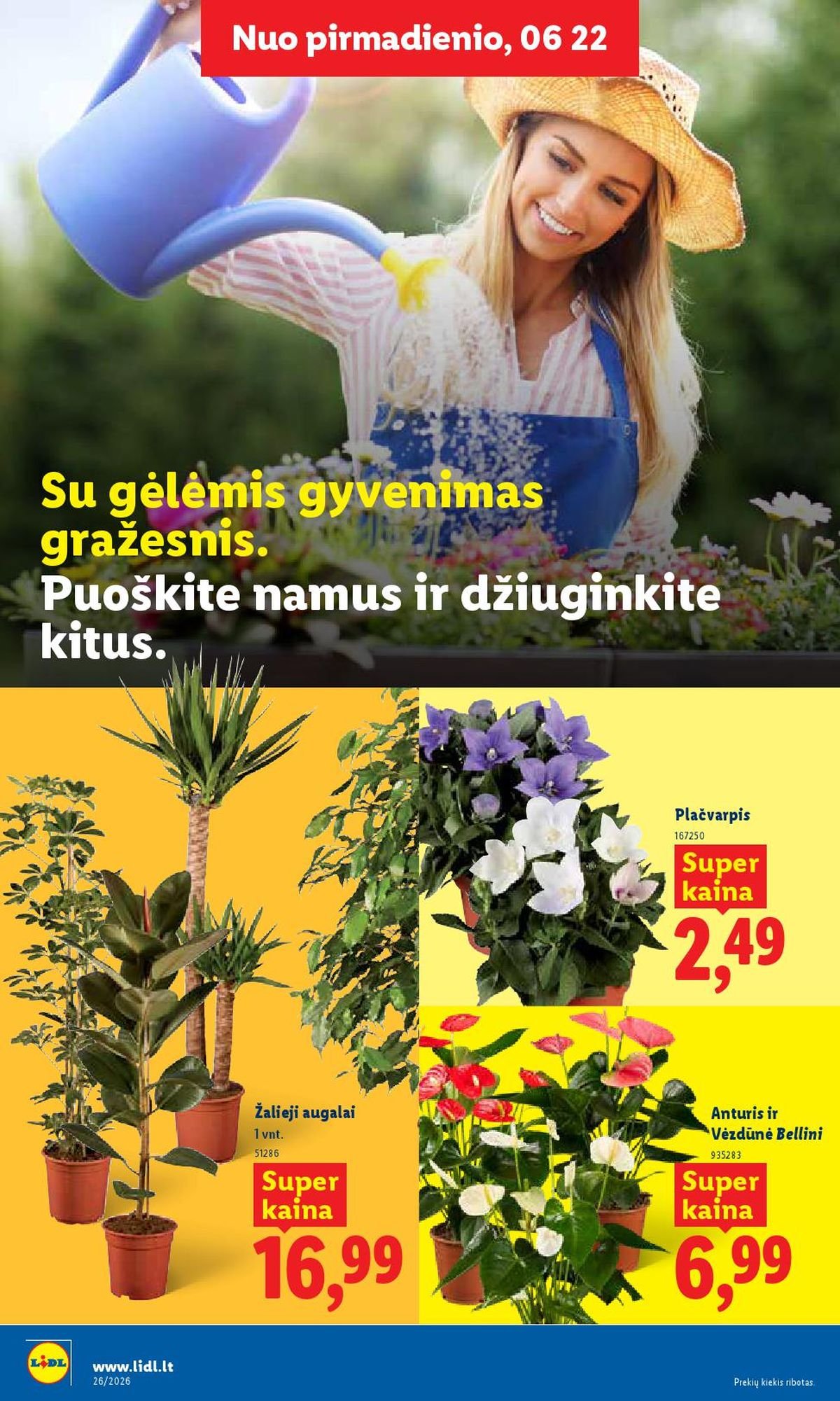 LIDL - Maisto prekių pasiūlymai (2026 06 22 - 2026 06 28)