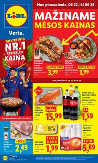 LIDL - Maisto prekių pasiūlymai (2026 06 22 - 2026 06 28)
