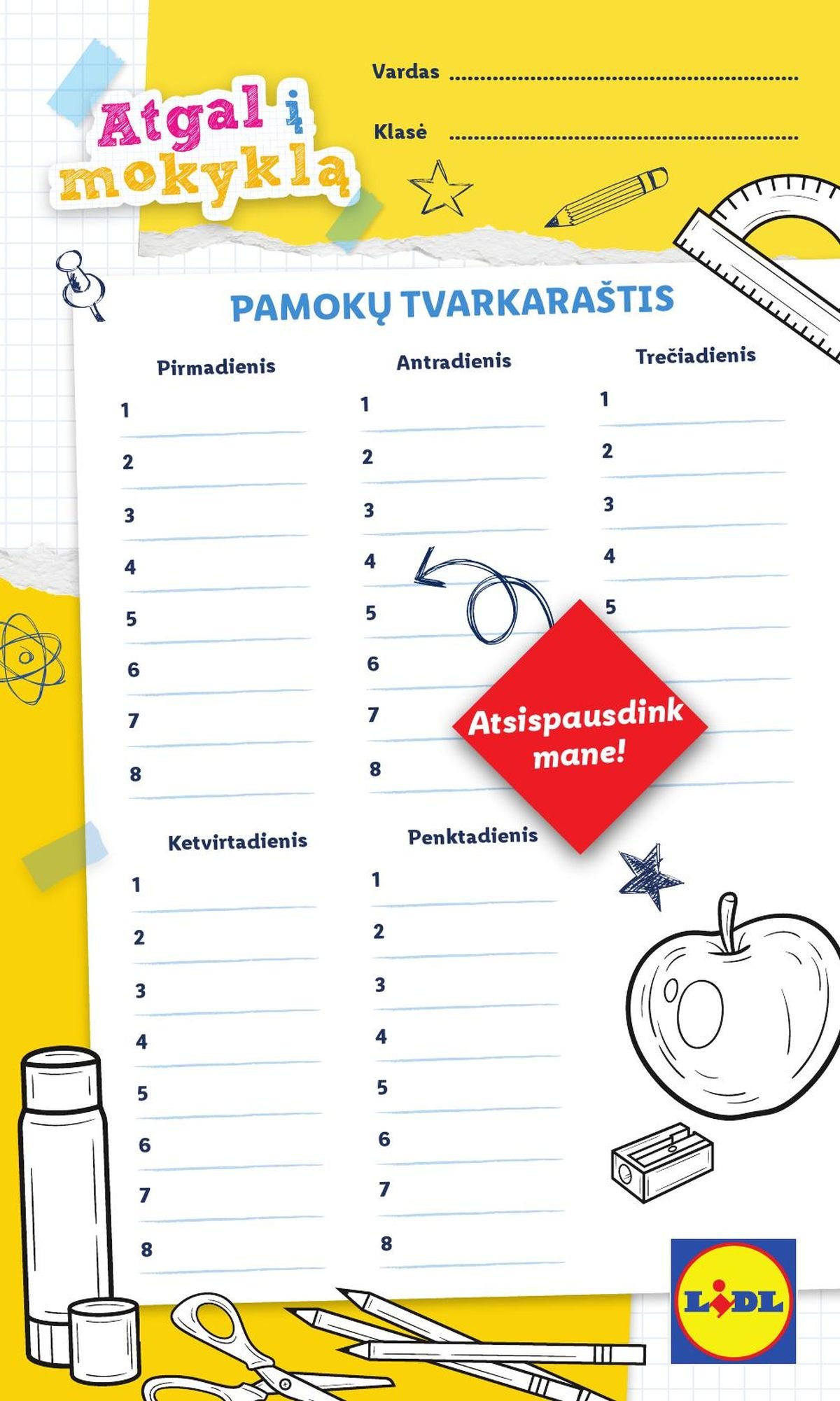 LIDL - Atgal į mokyklą