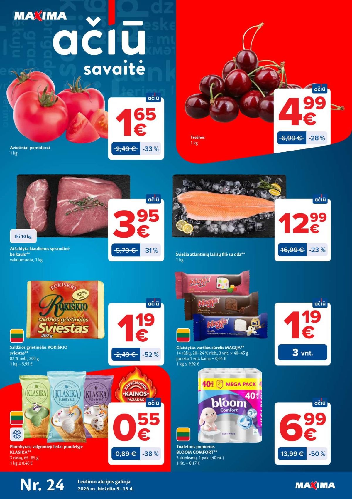 MAXIMA - Kaininis leidinys Nr.24 (2026 06 09 - 2026 06 15)