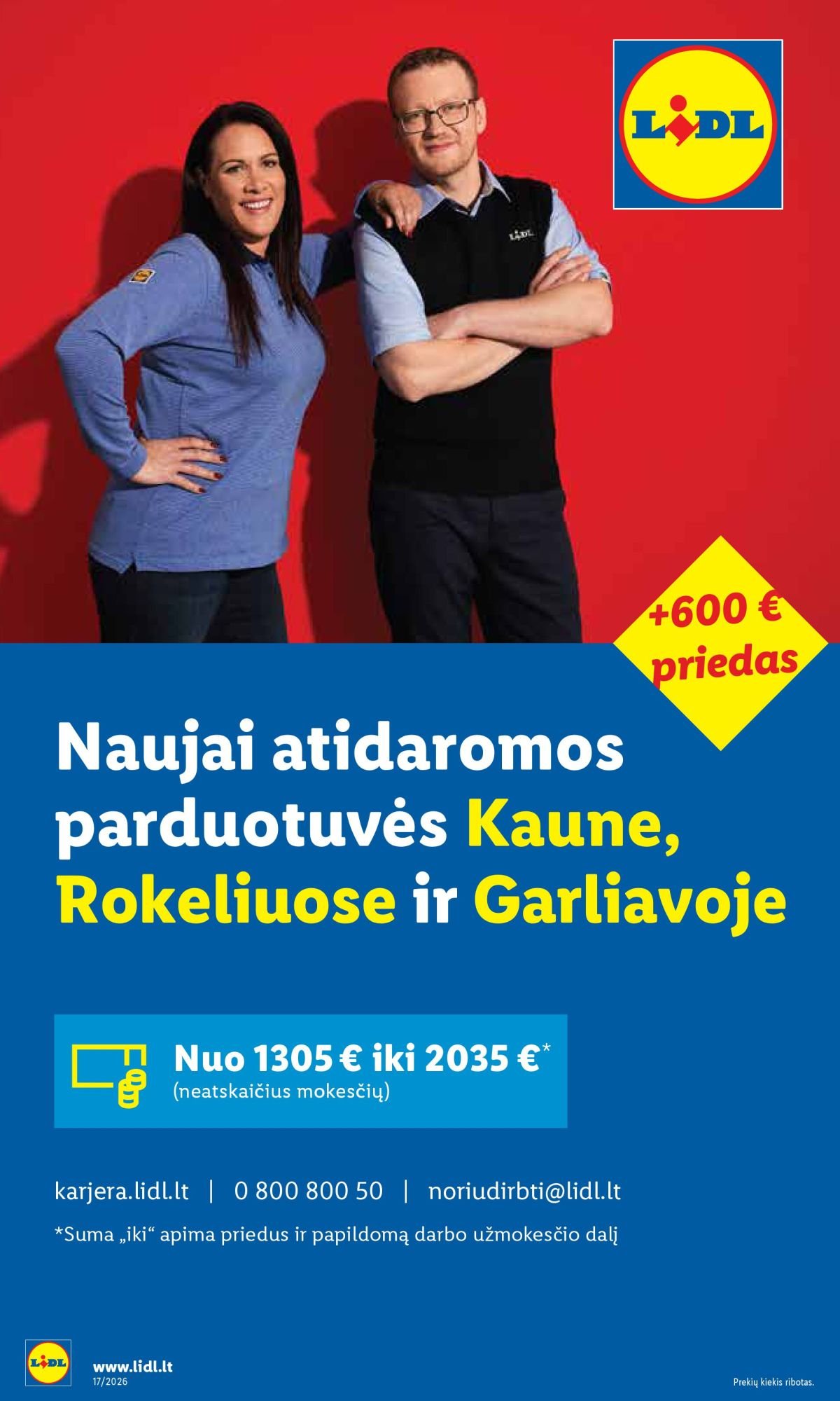 LIDL - Maisto prekių pasiūlymai (2026 04 20 - 2026 04 26)