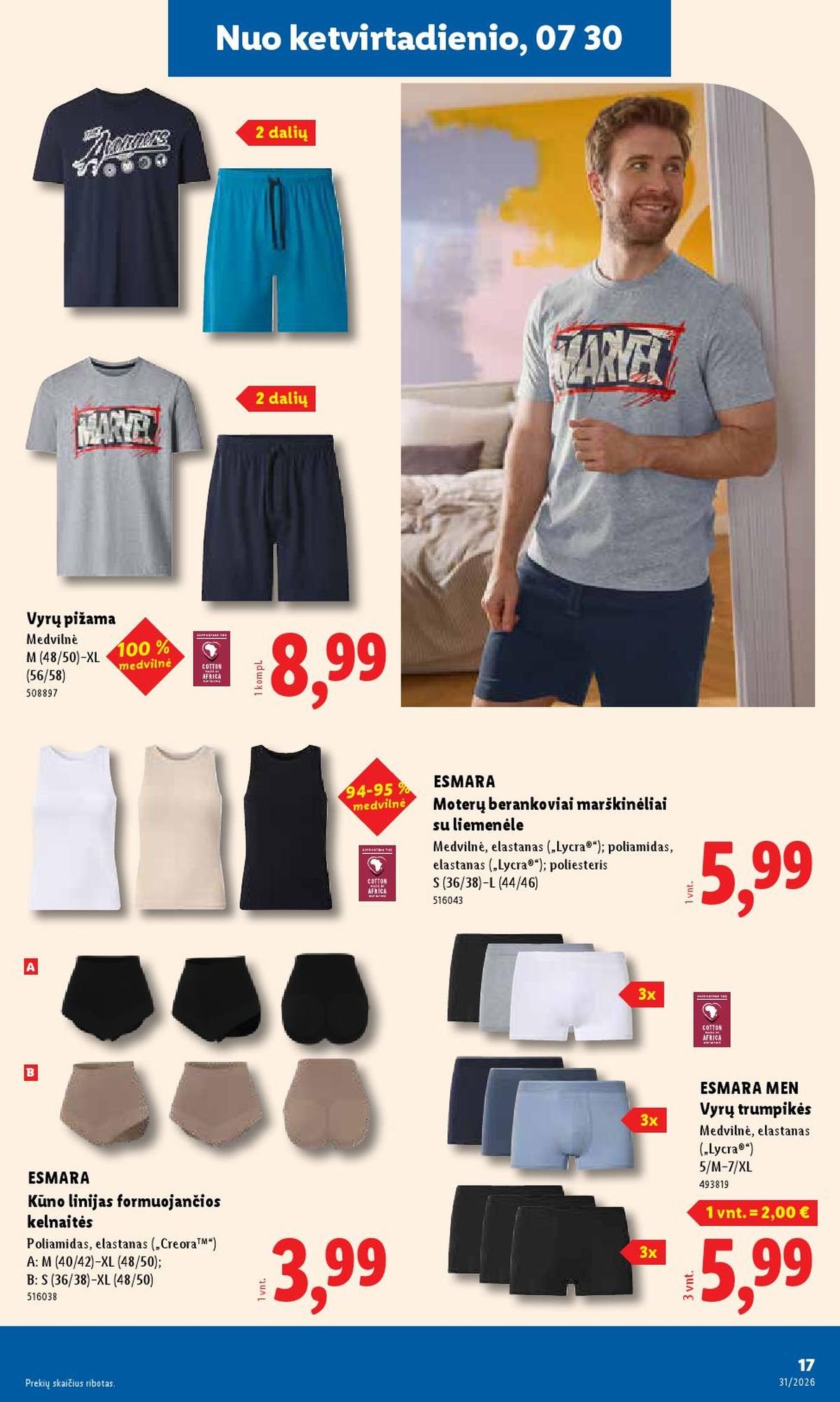 LIDL - Ne maisto prekių pasiūlymai (2026 07 27 - 2026 08 02)