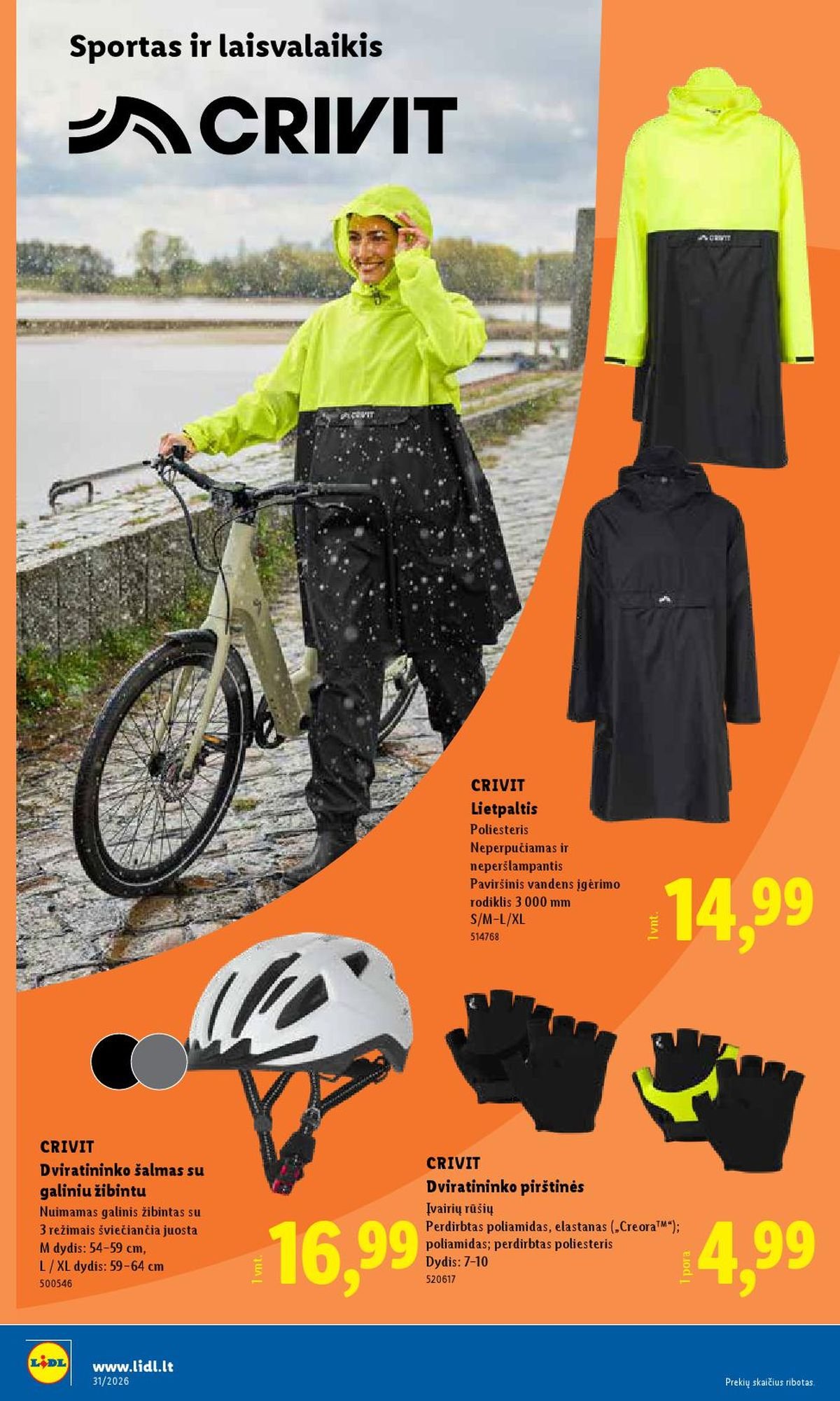 LIDL - Ne maisto prekių pasiūlymai (2026 07 27 - 2026 08 02)