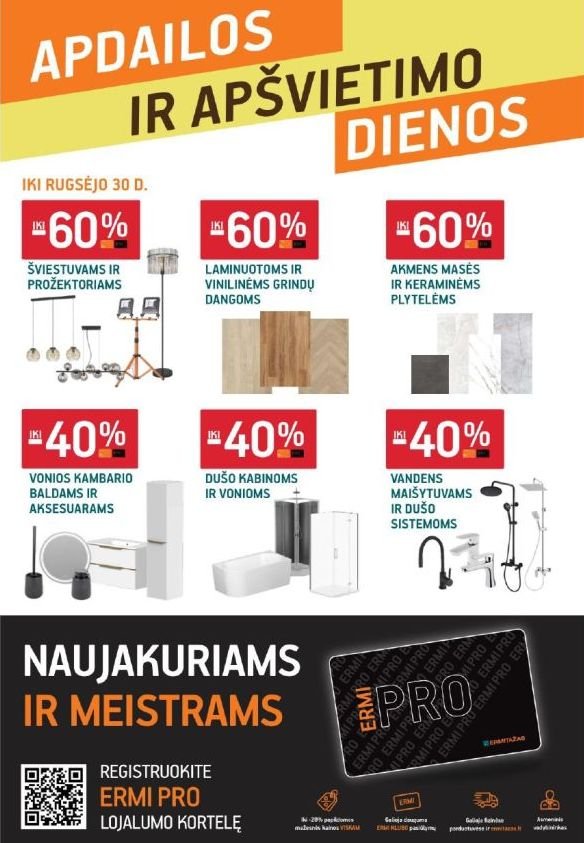 ERMITAŽAS - Apdailos Katalogas (2026 09 01 - 2026 09 30)