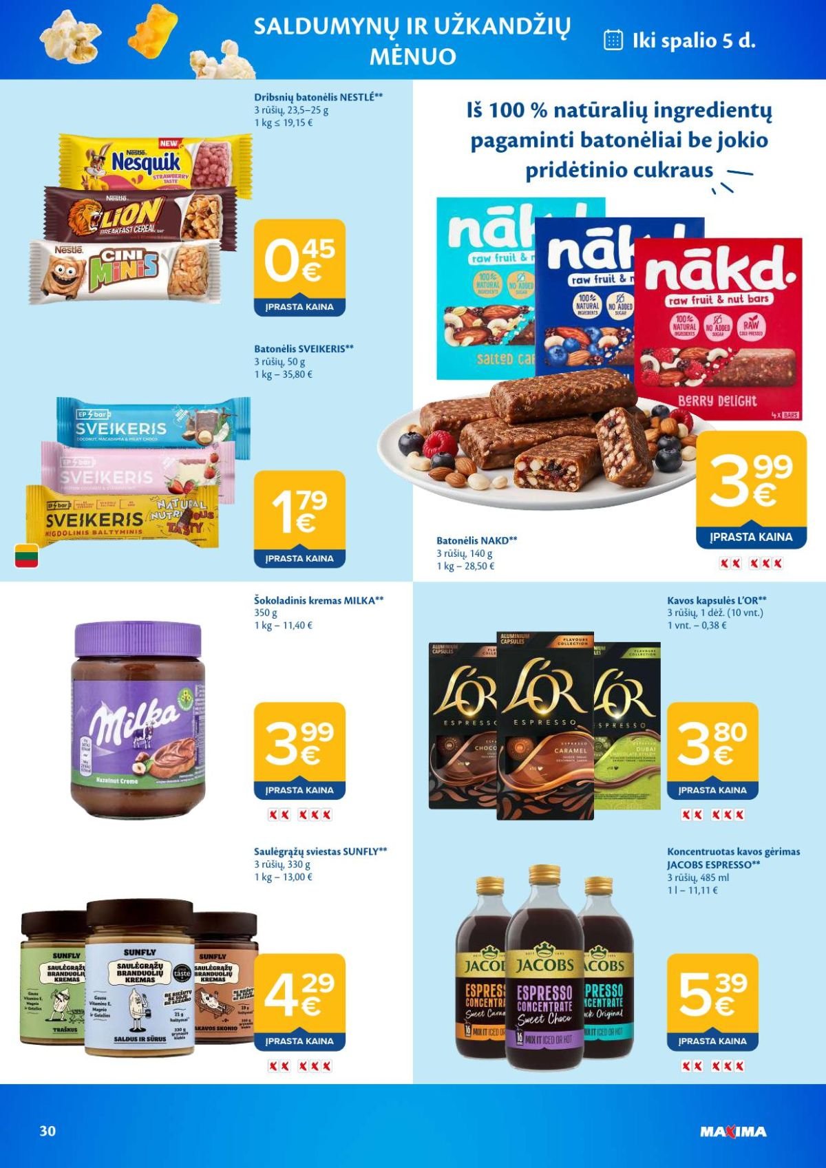 MAXIMA - Kaininis leidinys Nr.36 (2026 09 01 - 2026 09 07)