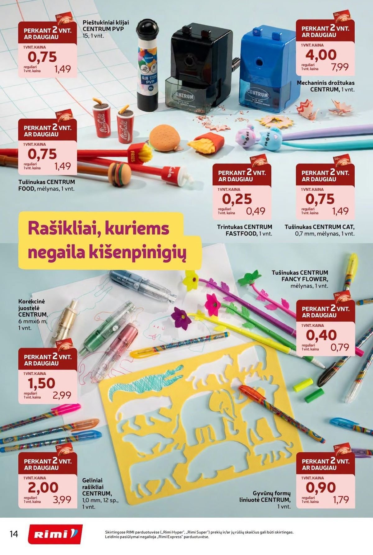 RIMI - Atgal į mokyklą (2026 07 28 - 2026 09 07)