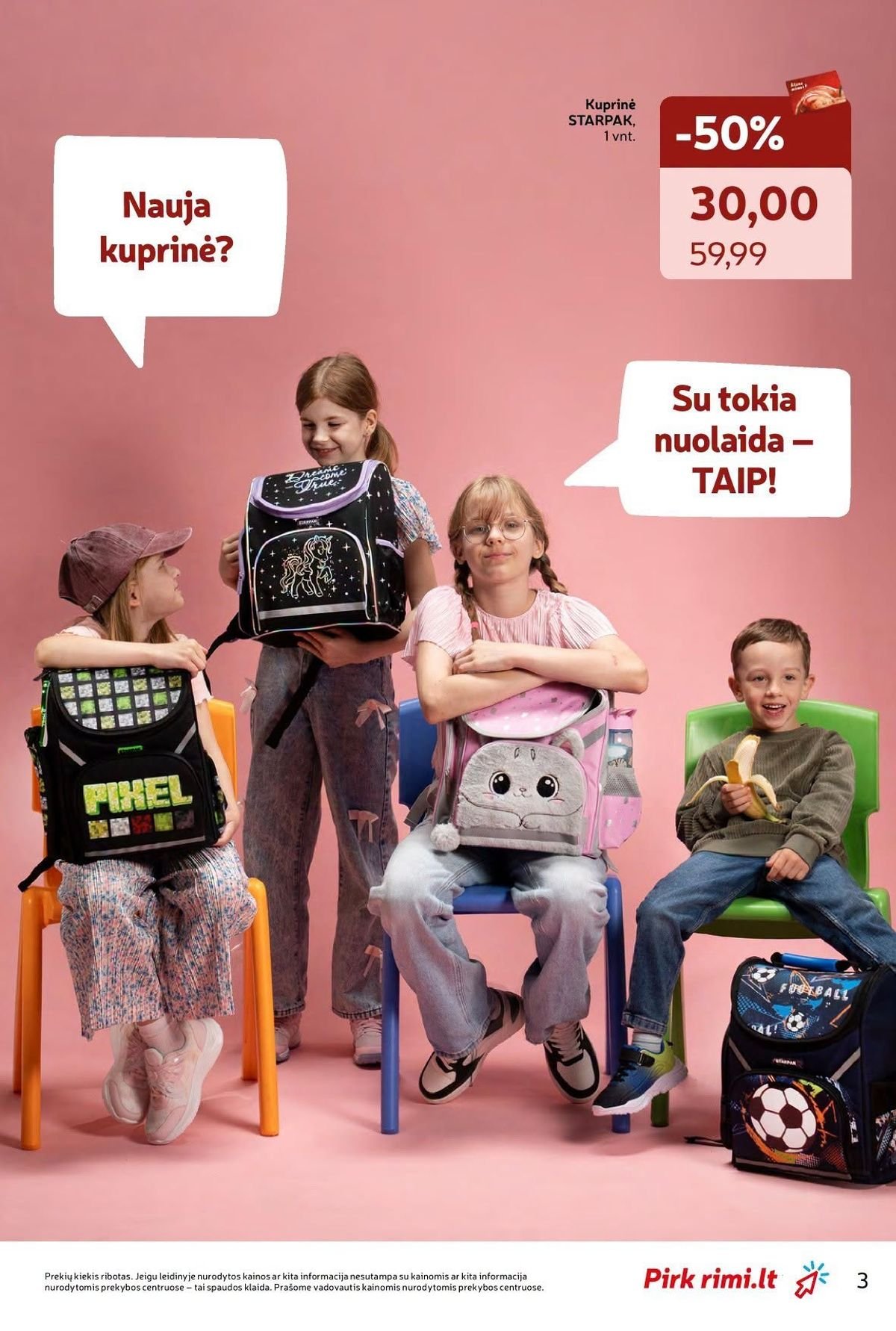 RIMI - Atgal į mokyklą (2026 07 28 - 2026 09 07)